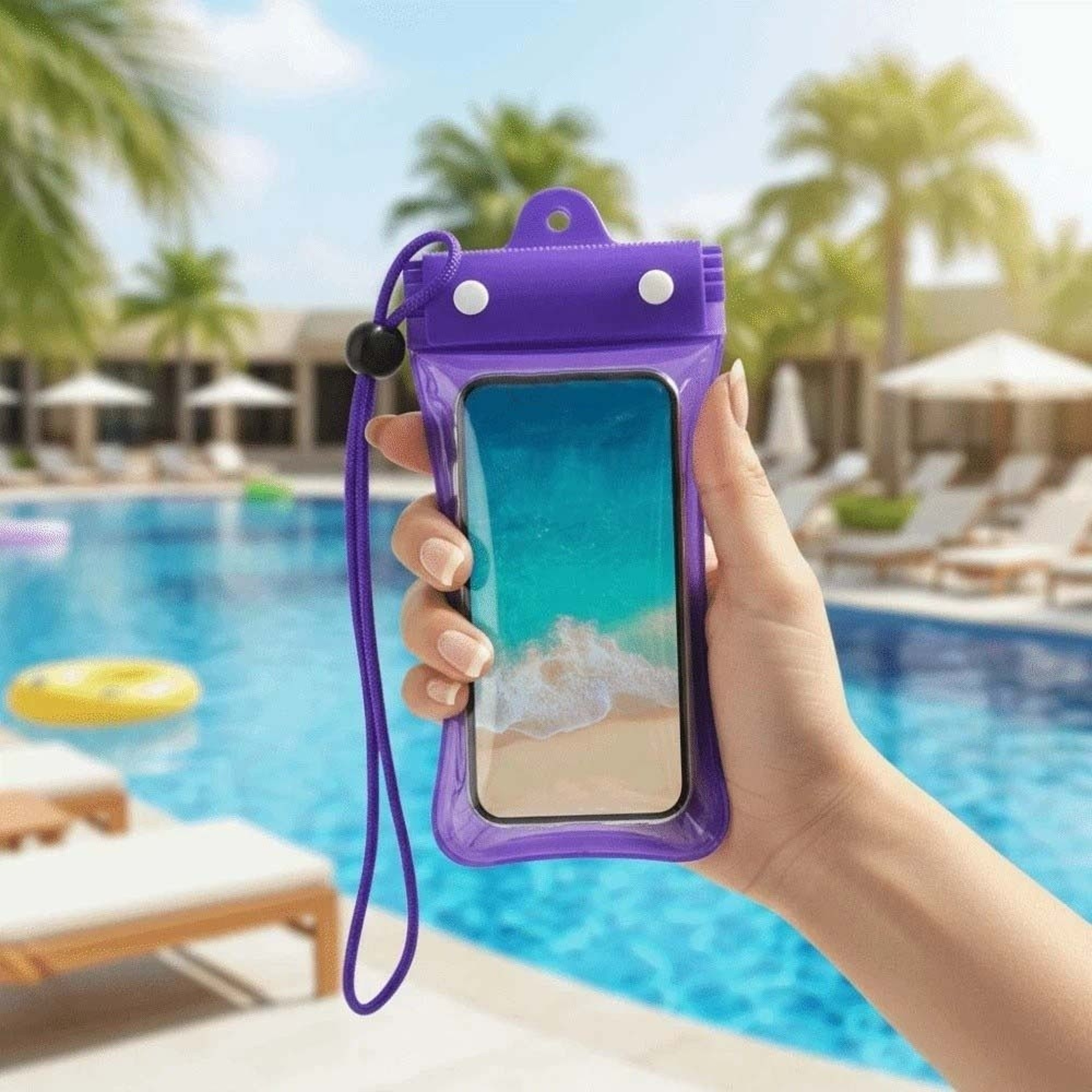 Waterproof Phone Pouch Crossbody Dry Bag With Adjustable Strap 1