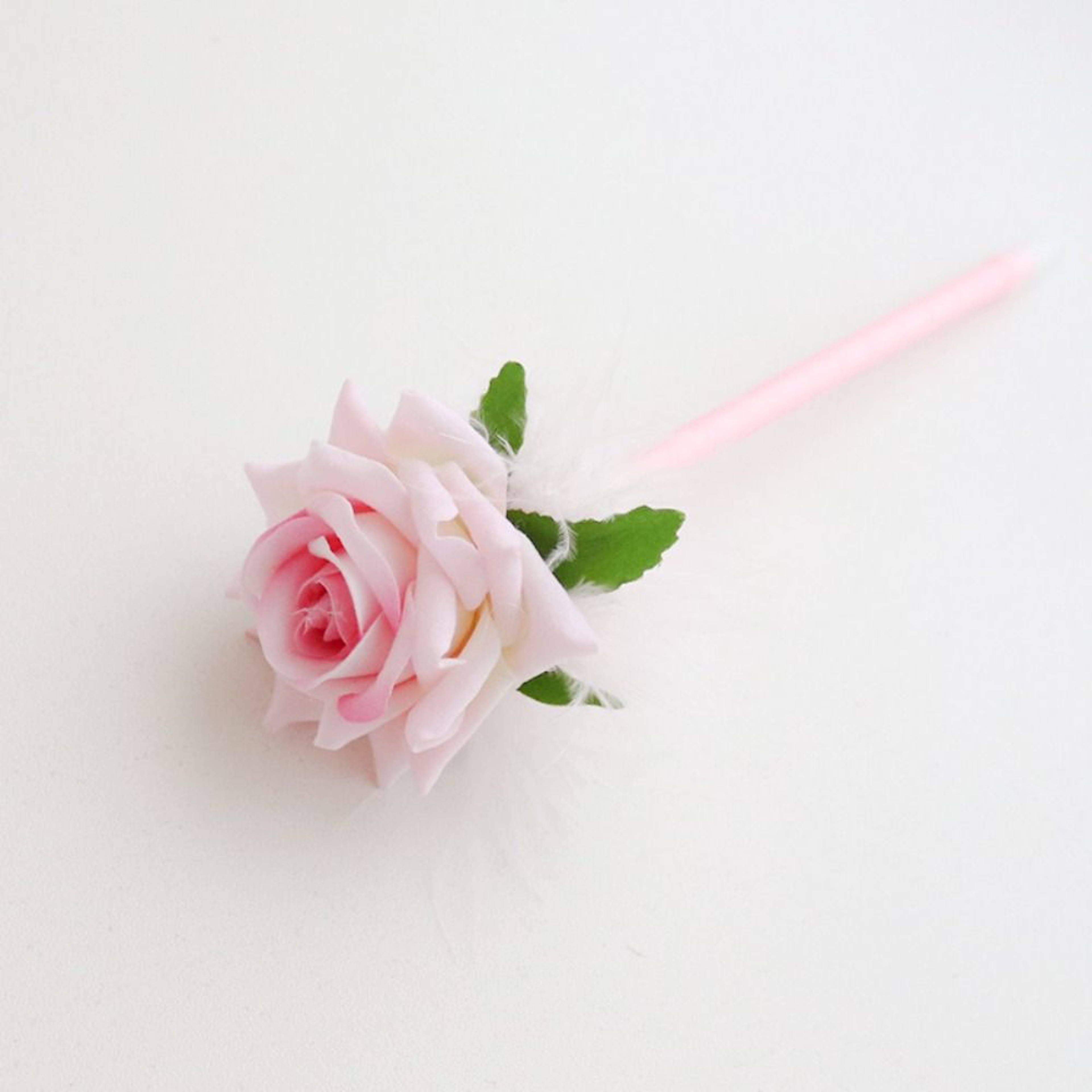 Rose Flower Ballpoint Pen Gift Smooth Writing Blue Ink Pen for Teachers Students – view 5