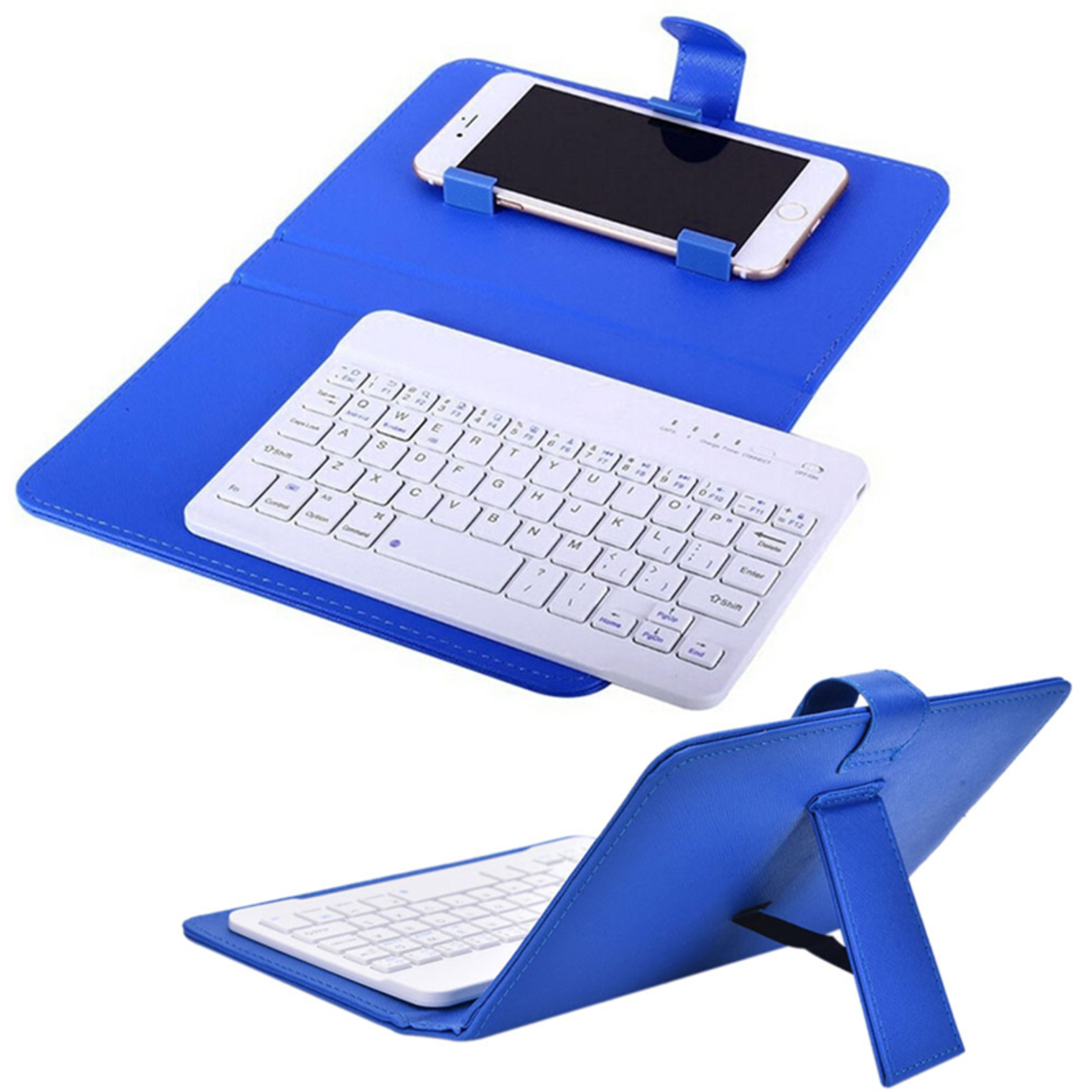 Wireless Bluetooth Keyboard With PU Case 2