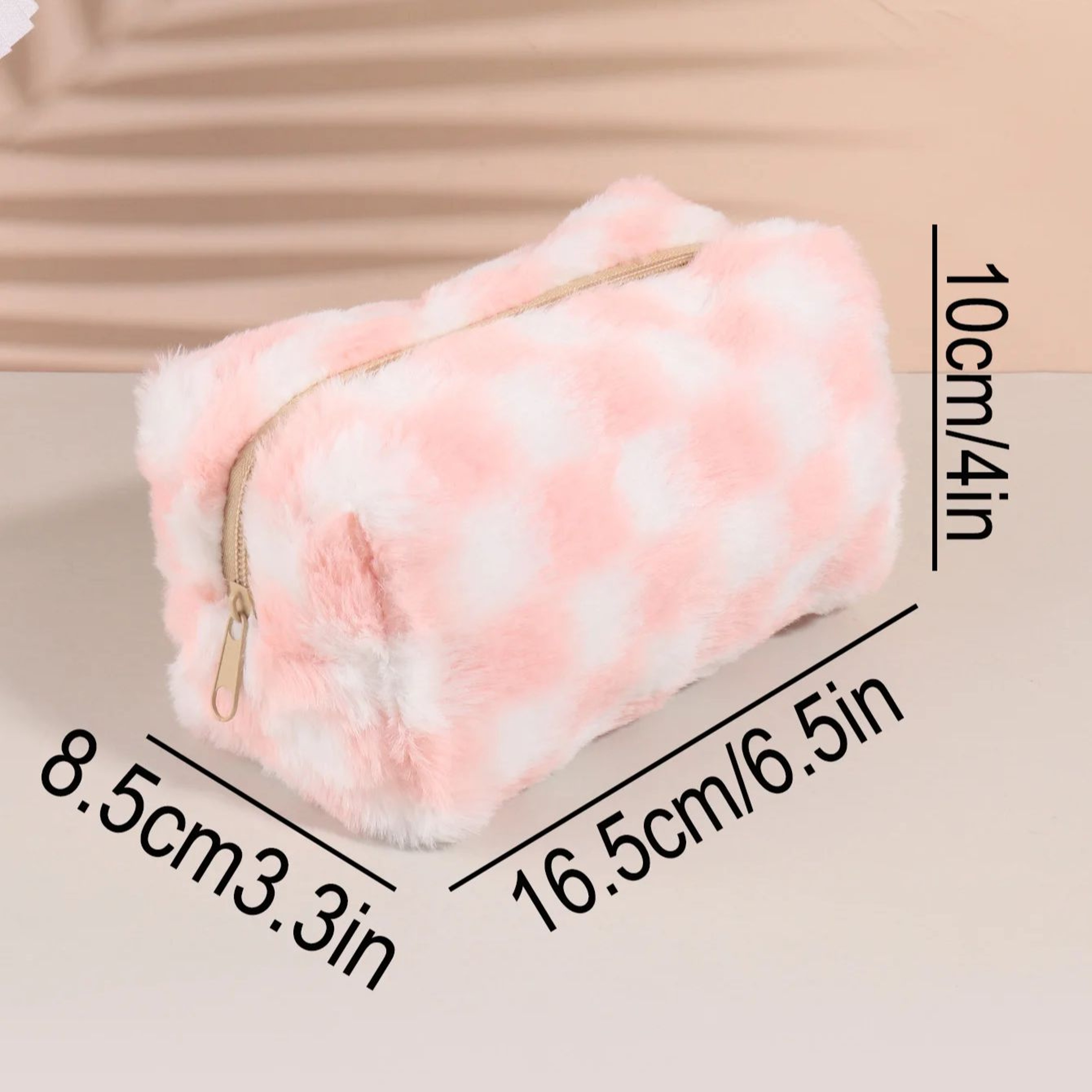 Korean Checkered Pencil Case Large Capacity School Pen Holder Organizer – view 2