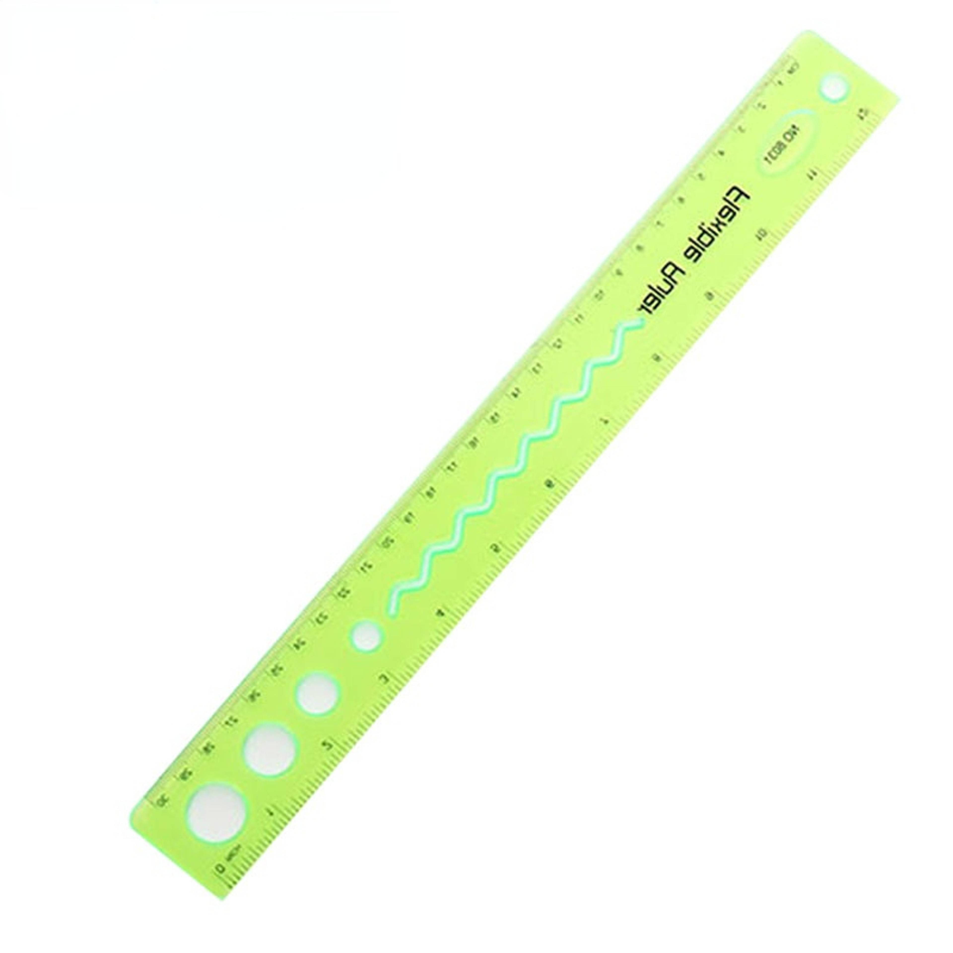 Flexible Soft Ruler Colorful Plastic Ruler Set For Students Drawing And Crafts 5