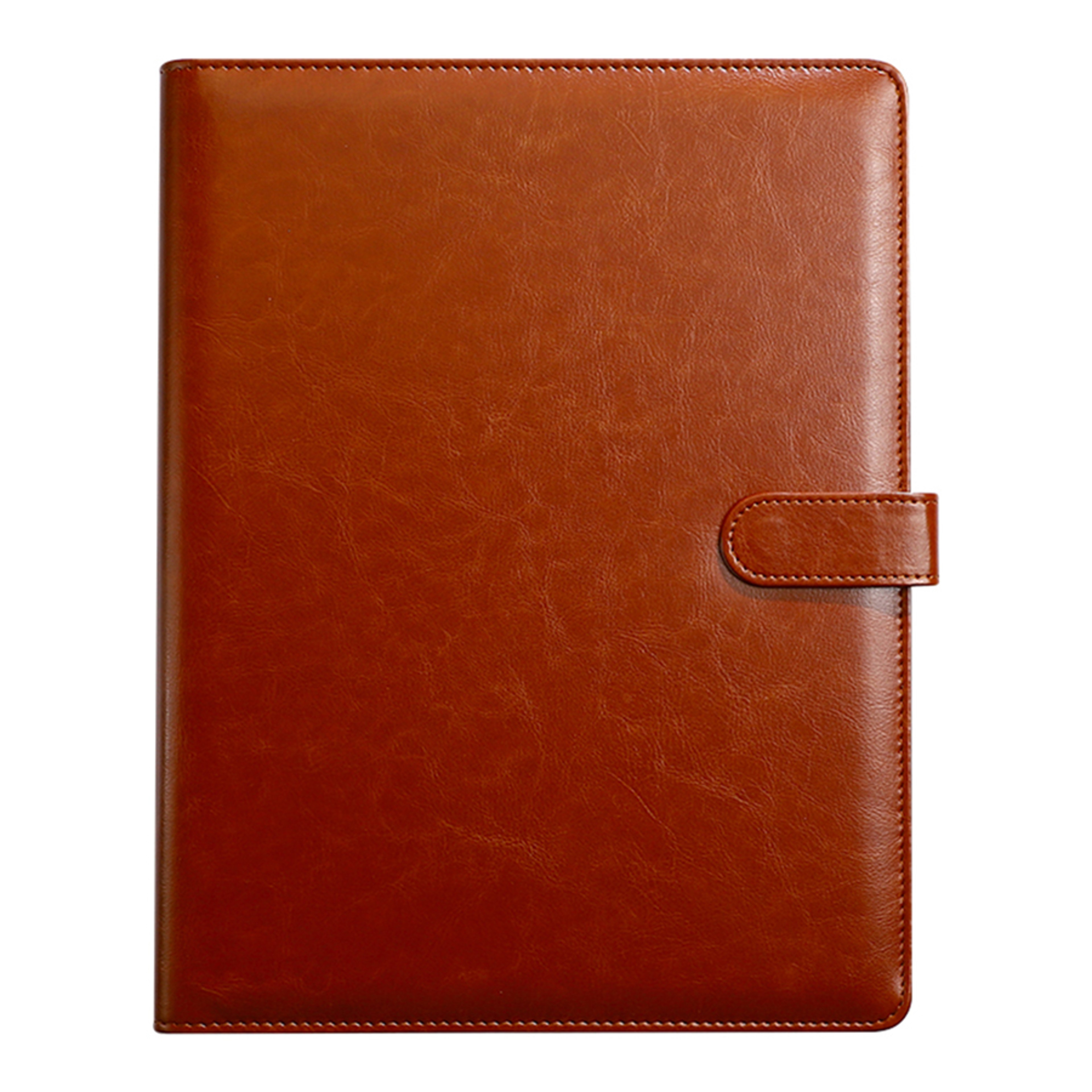 PU Leather Portfolio Organizer with Clip Pen Holder and Card Slots – view 3