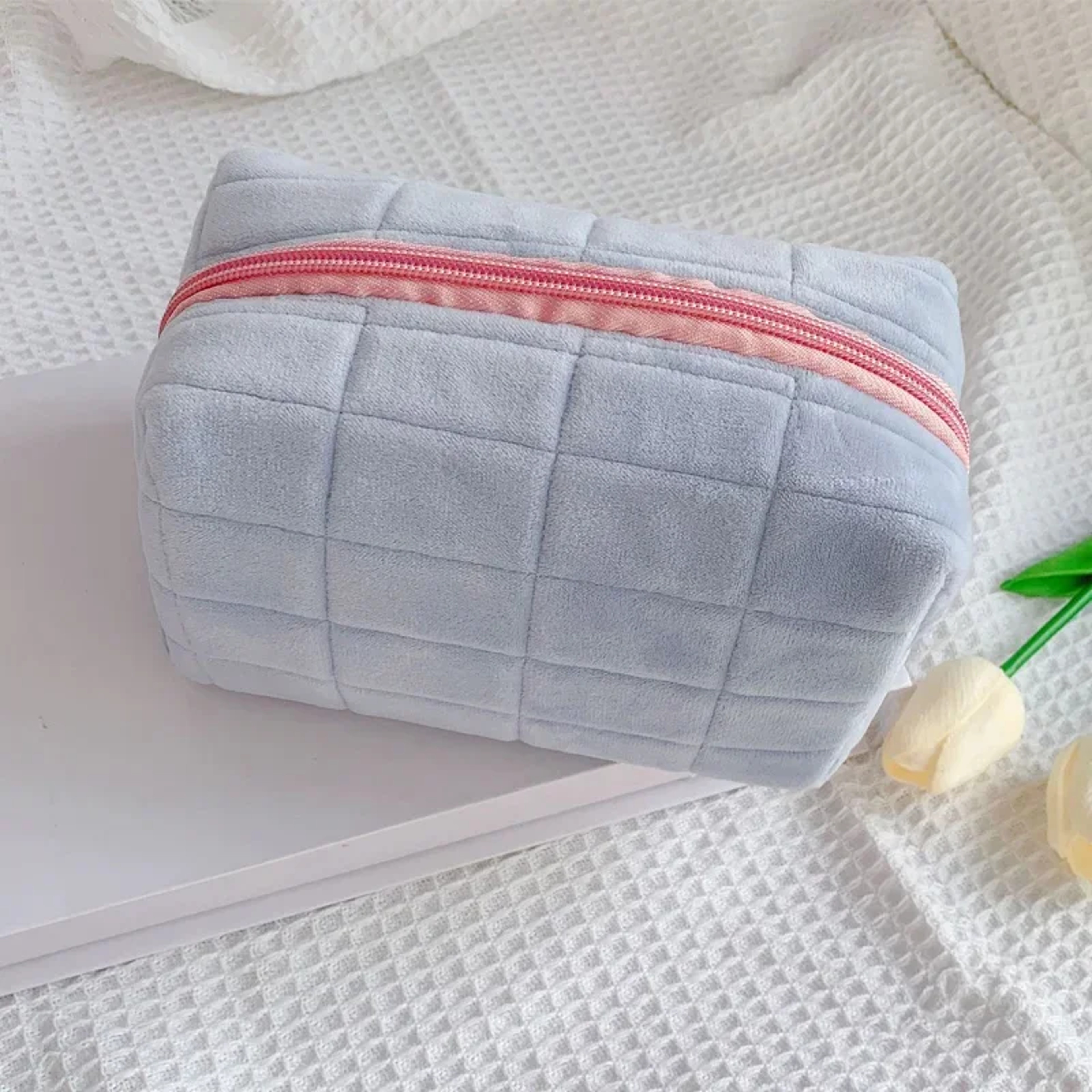 Cute Pillow Shape Pencil Case Large Capacity Organizer Bag For Girls Students And Office Supplies 6