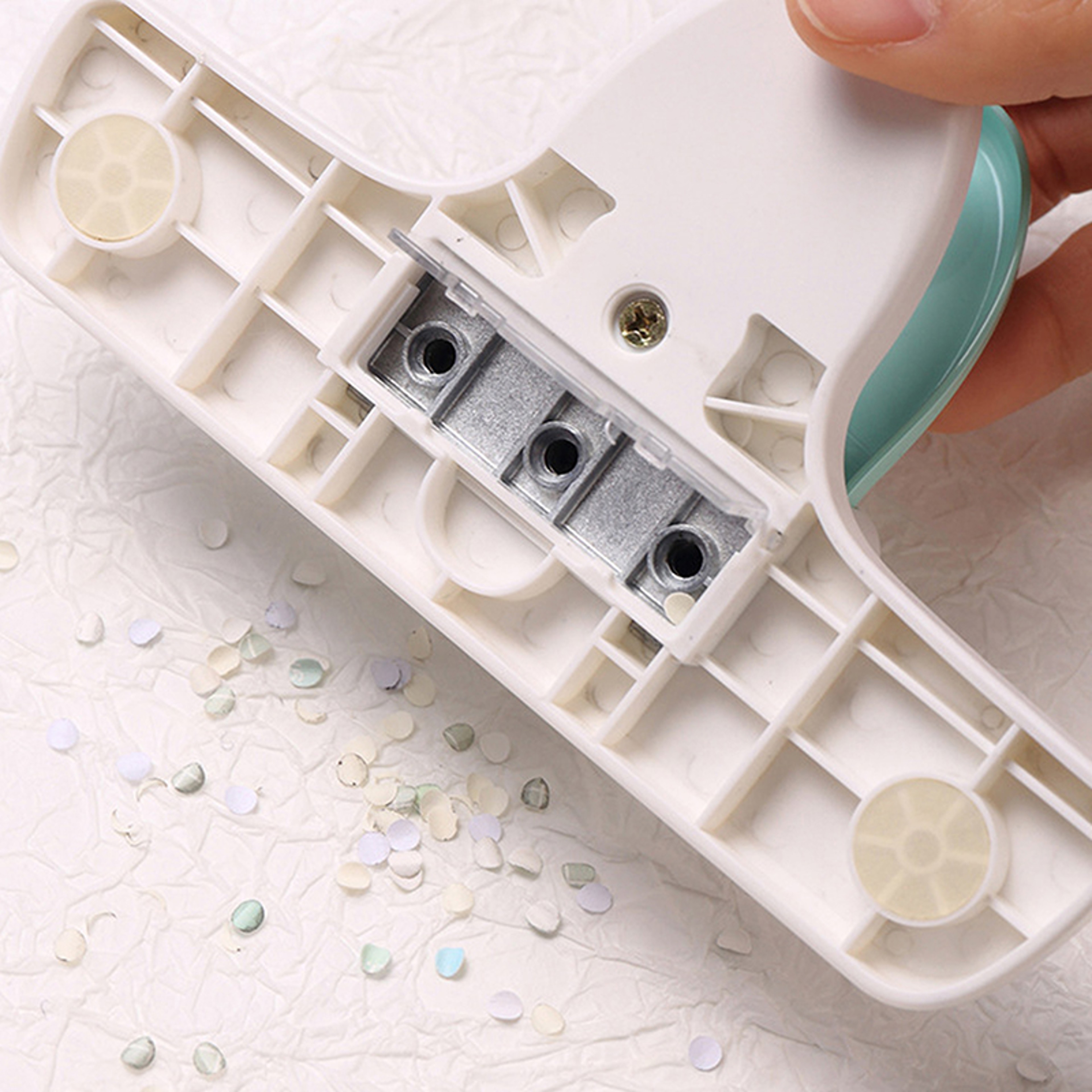 Adjustable Hole Paper Puncher For Planner Notebook Scrapbook Sheets 3