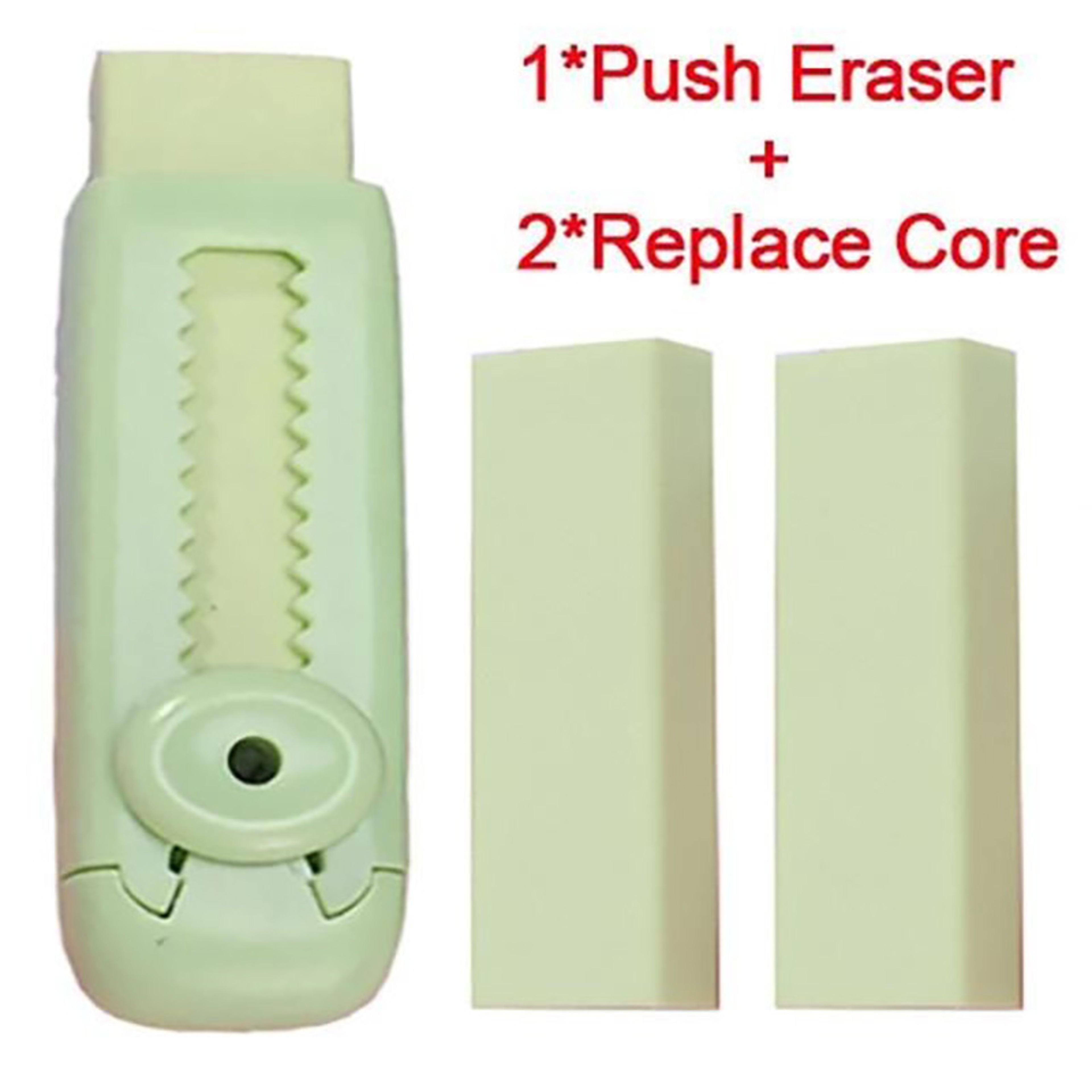 Creative Push Pull Eraser Set With Refills For Students And Office Use 7