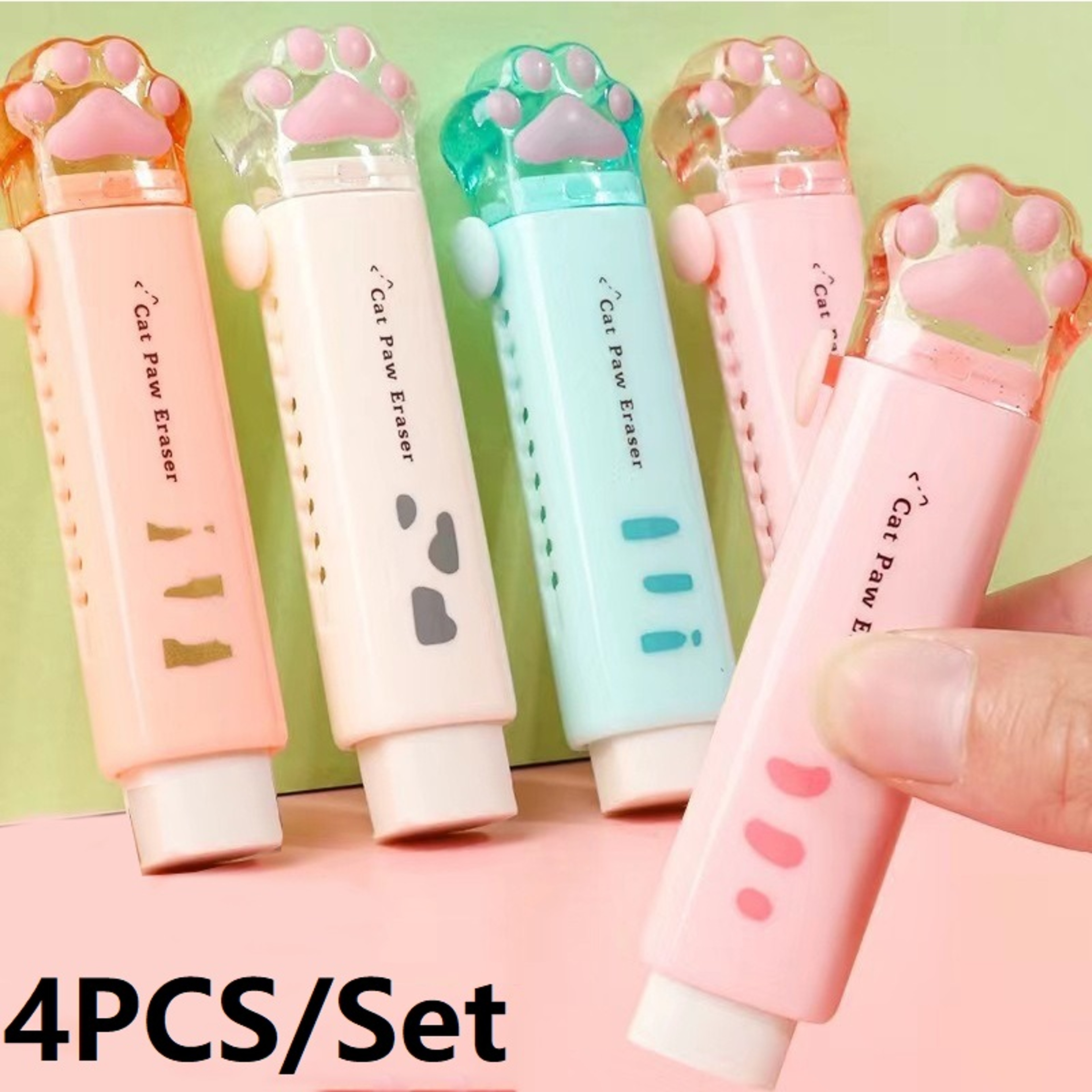 Kids Eraser Set Cute School Pencil Erasers For Students 0