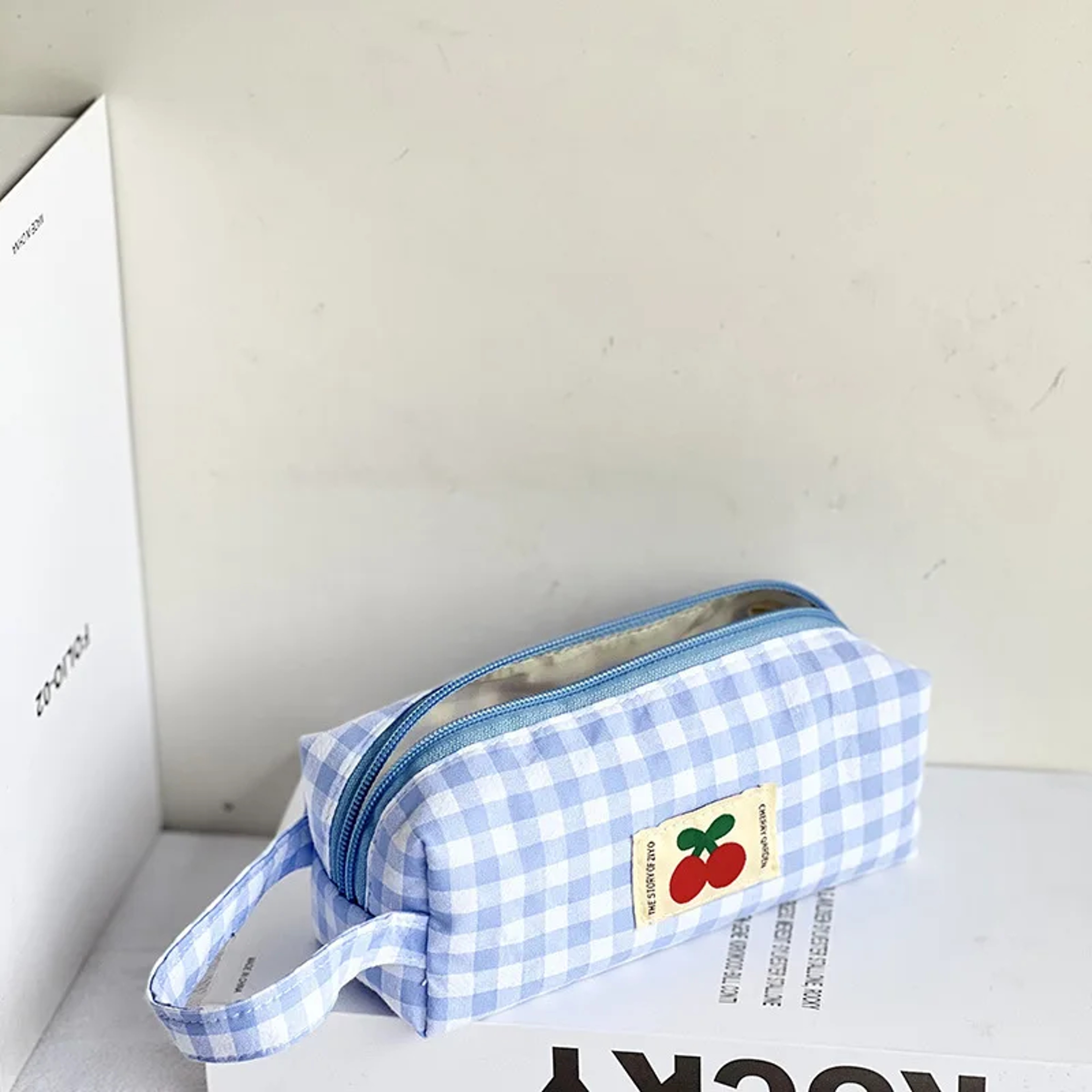 Embroidered Pencil Case Large Capacity Cute Stationery Organizer For School And Office 7
