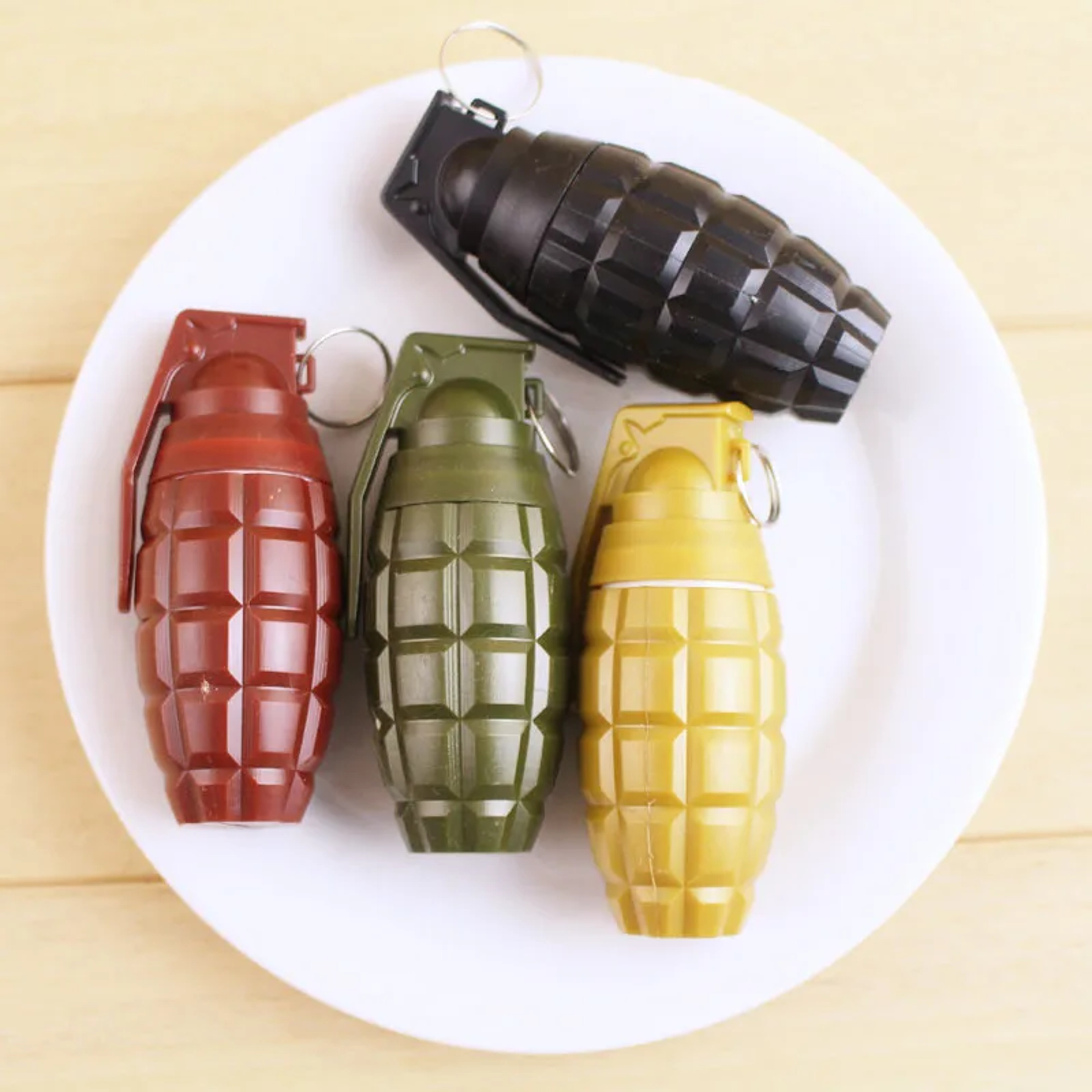 Hand Grenade Shape Ballpoint Pen Fun Creative Gift Stationery For Kids 0
