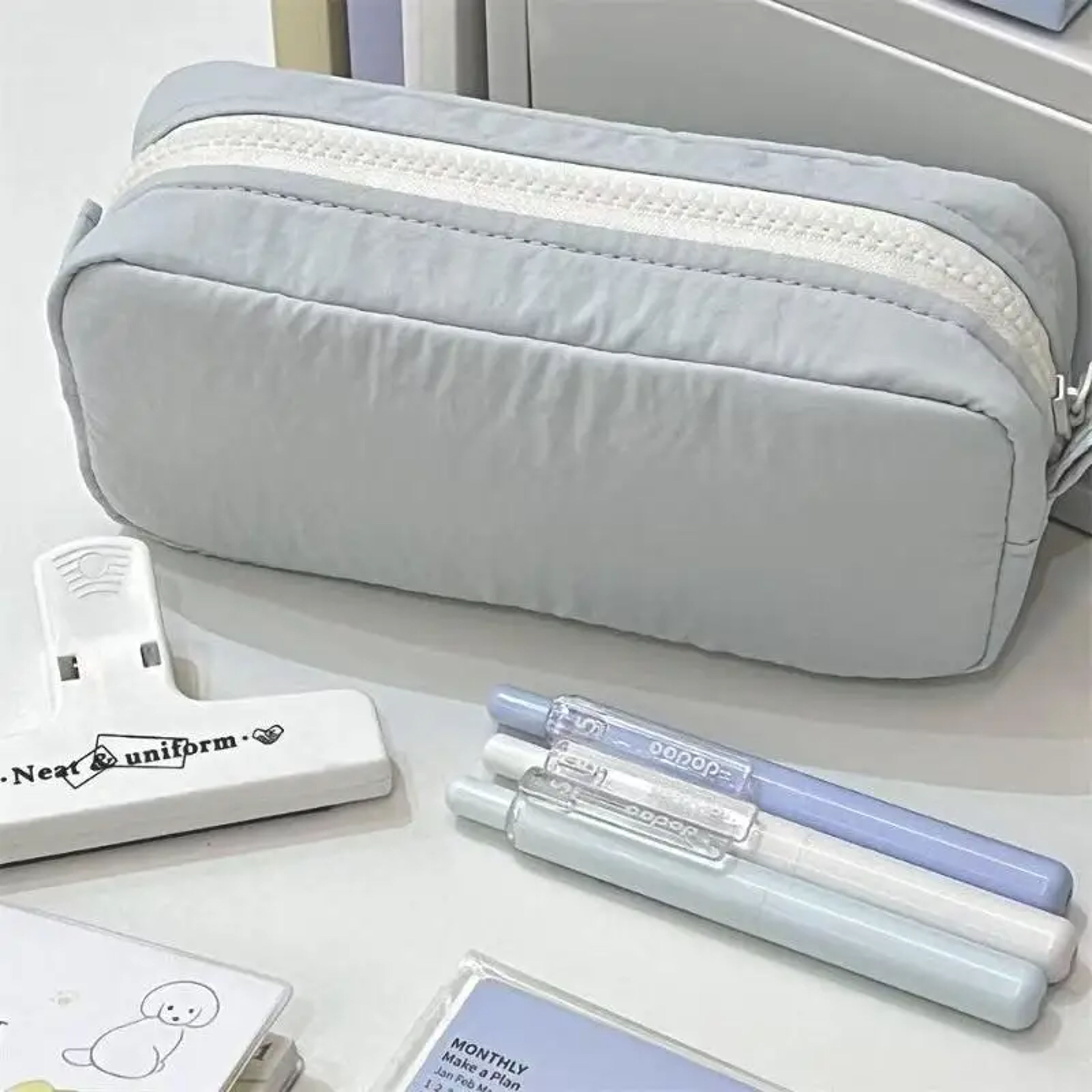 Large Capacity Pencil Case With Classified Storage For Students And Stationery Organization 6