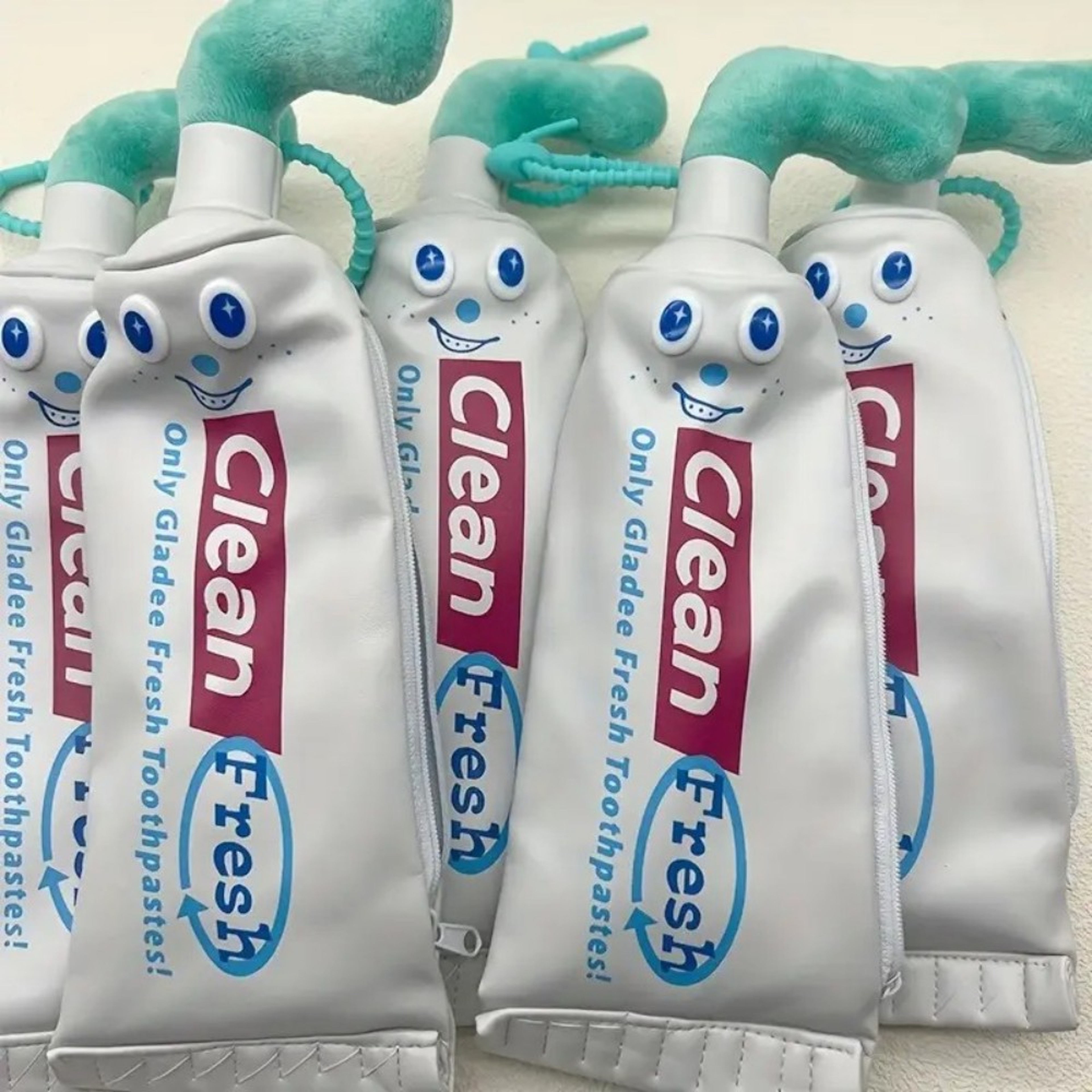 Cute Toothpaste Tube Pencil Pouch Creative Collapsible Pen Case for School Supplies – view 5