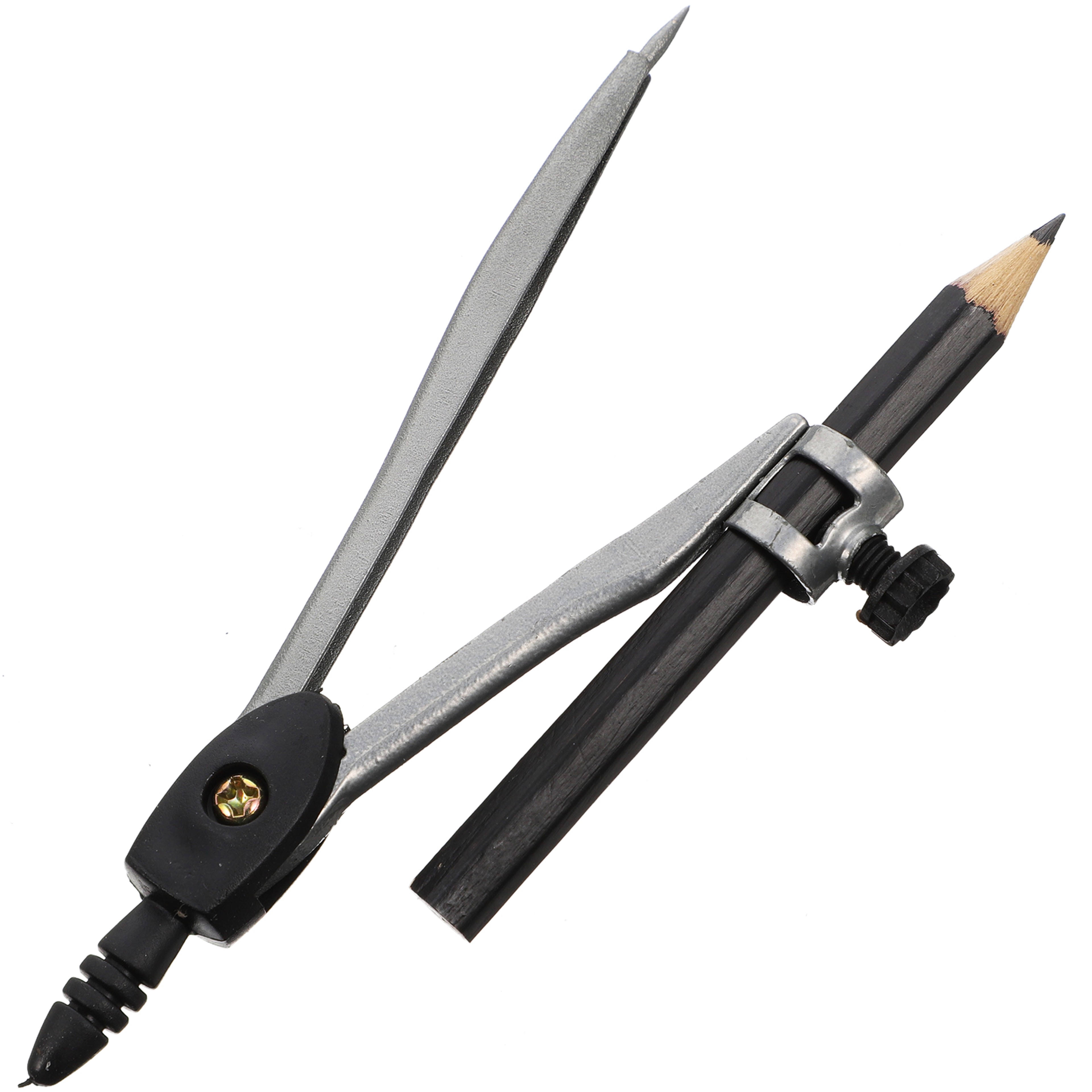 Professional Metal Drawing Compass for Geometry Drafting and Woodworking – view 1