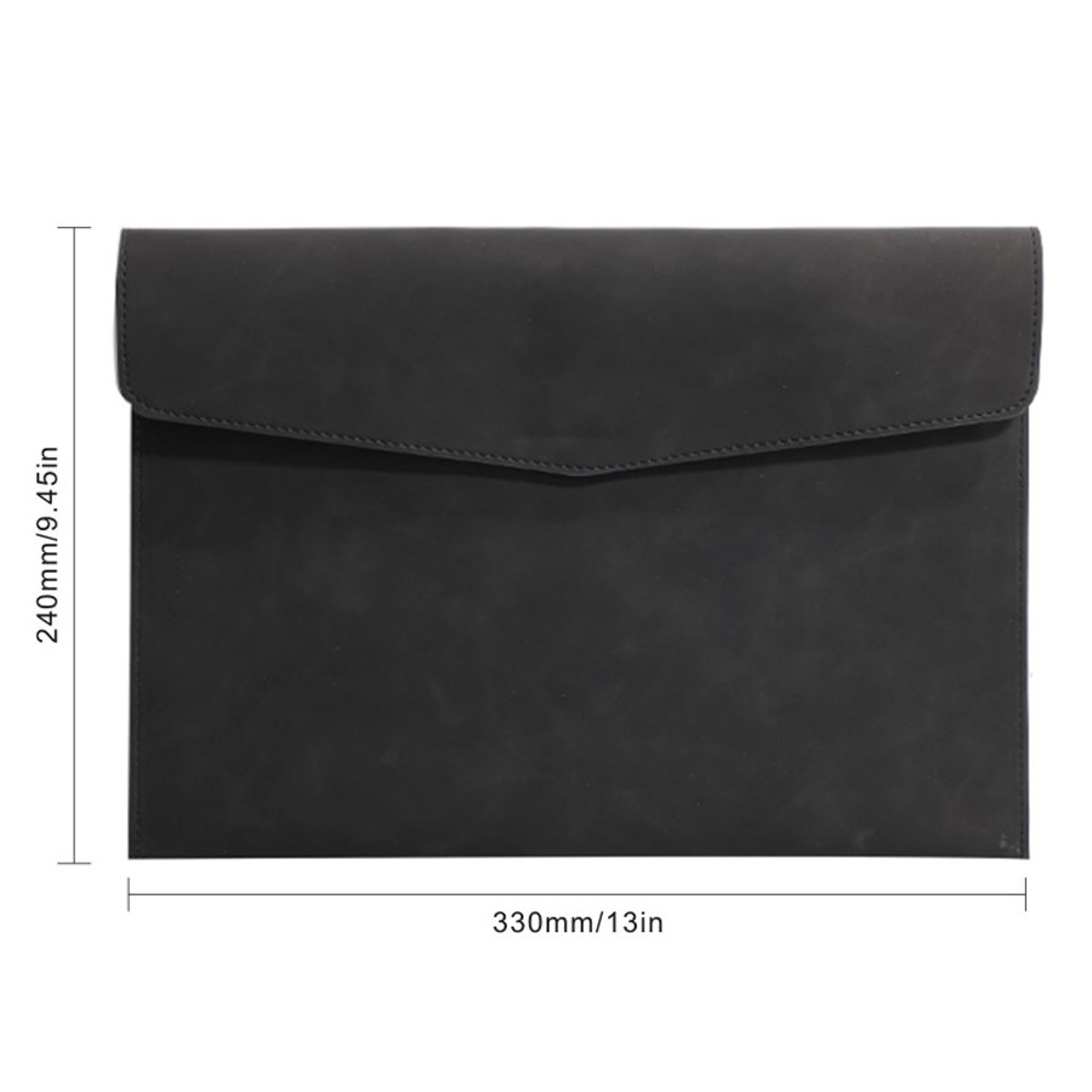 Premium PU Leather Document Bag Stylish File Folder Organizer For Office Travel And Daily Storage 5