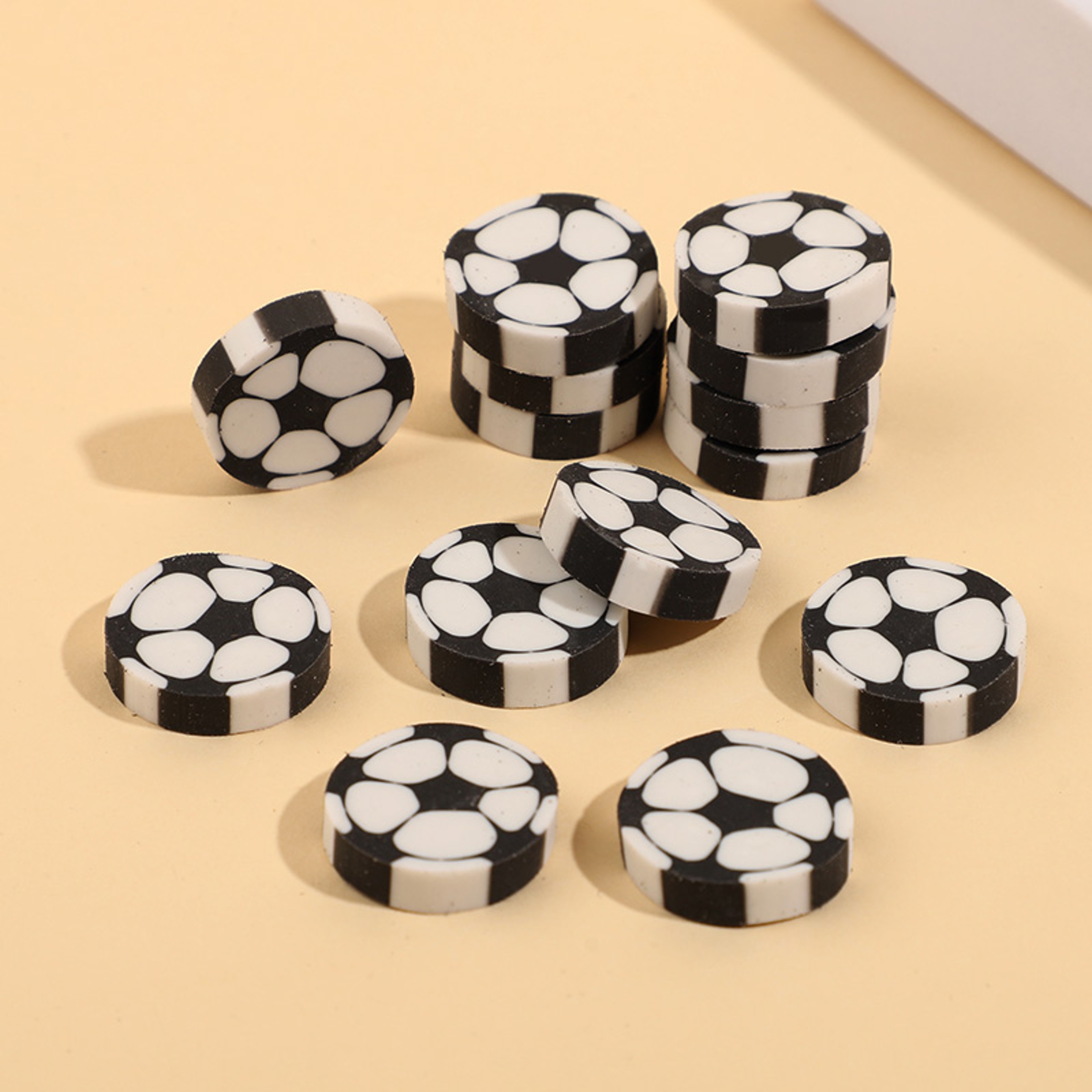 Mini Football Eraser Pack Cute Soccer Party Favors & School Rewards – view 4