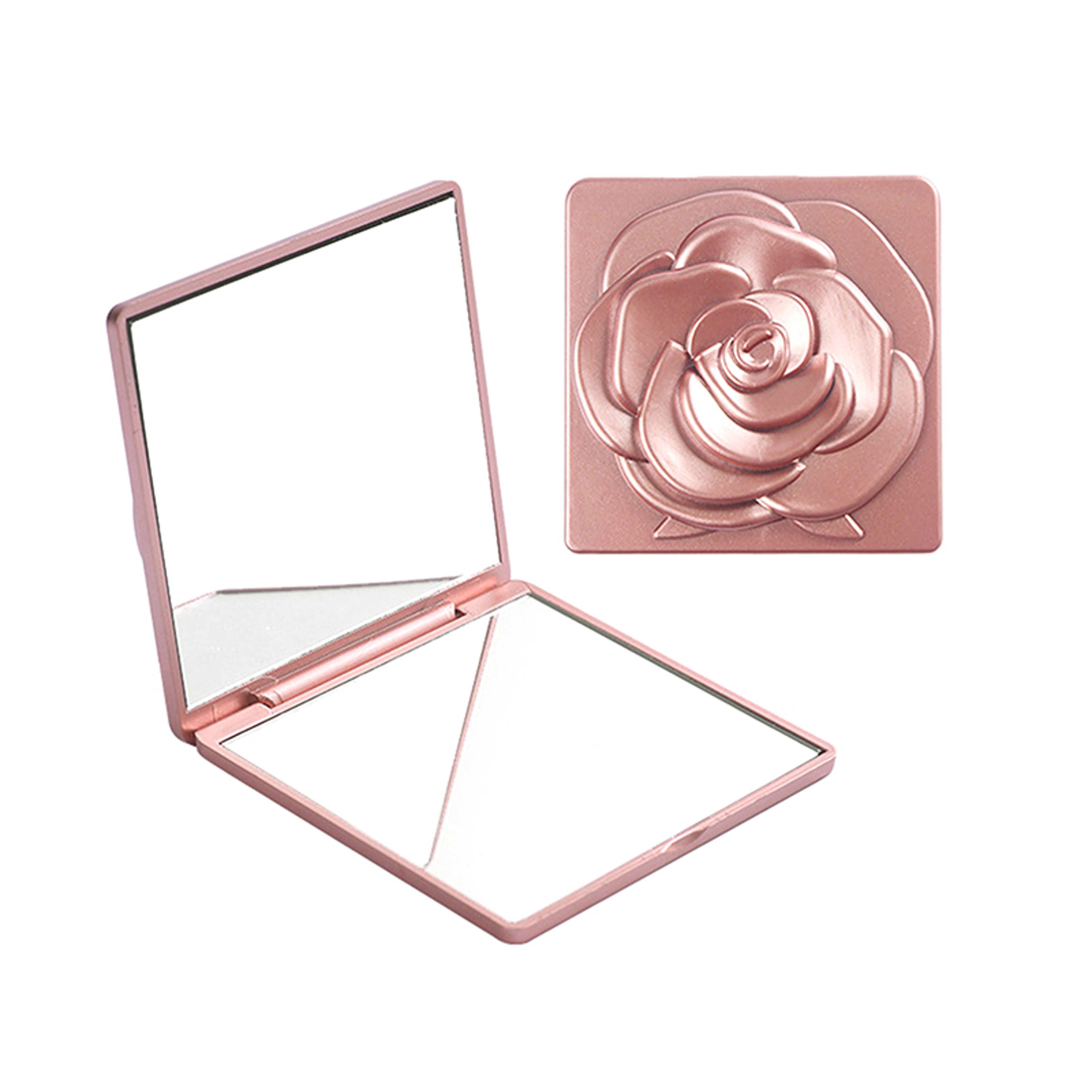 Retro Rose Double Sided Compact Pocket Makeup Mirror 6