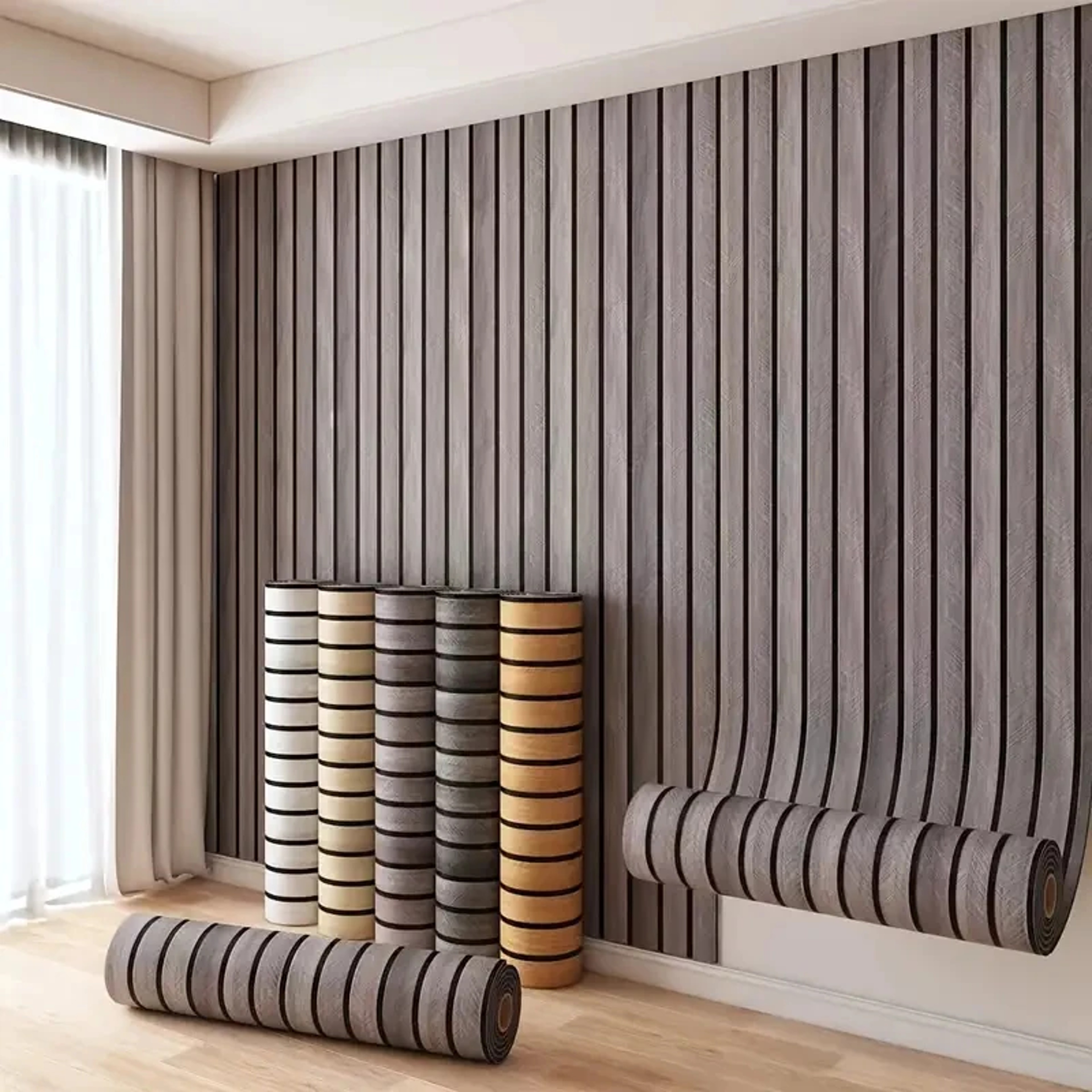 Self Adhesive Grid Wall Sticker Waterproof Decorative Wall Panel Wallpaper 7