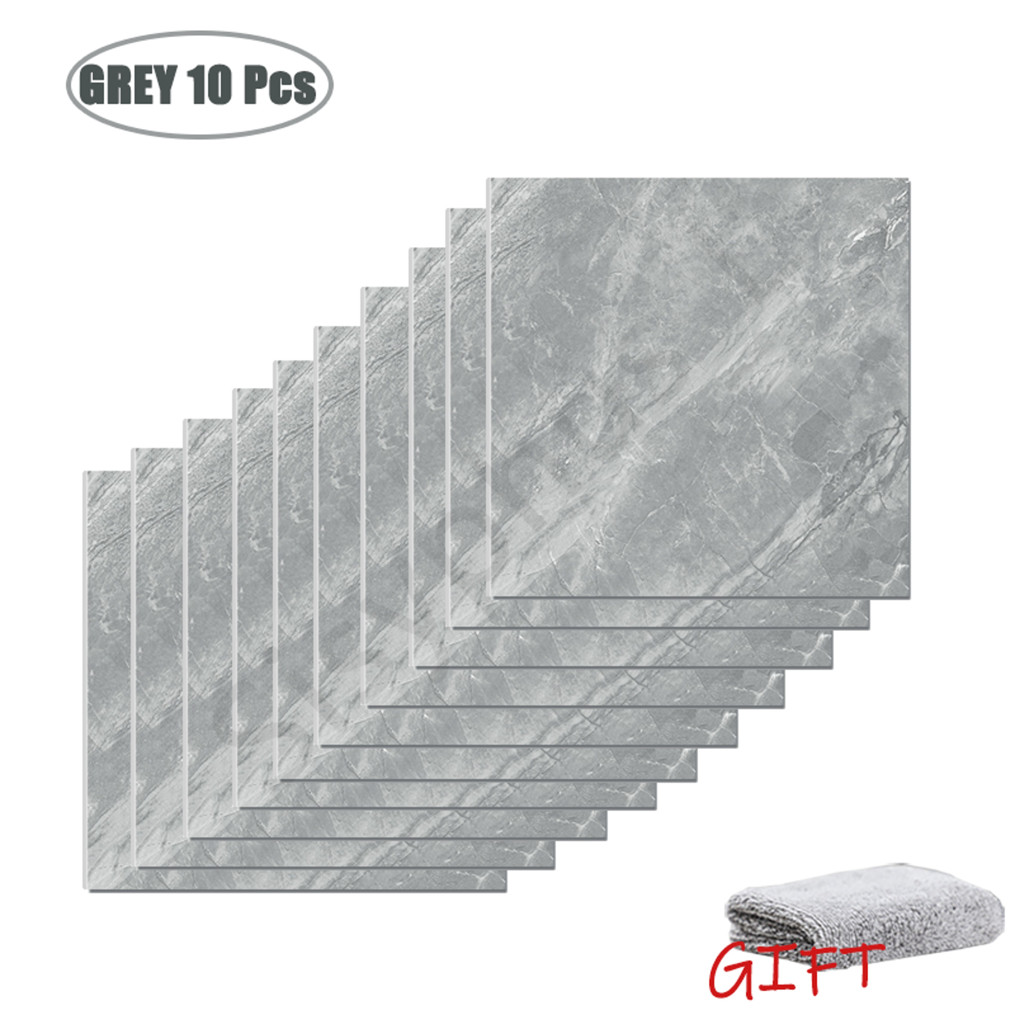 PVC Marble Wall Stickers Self Adhesive Waterproof Tile Decals For Kitchen Bathroom Home Decor 8