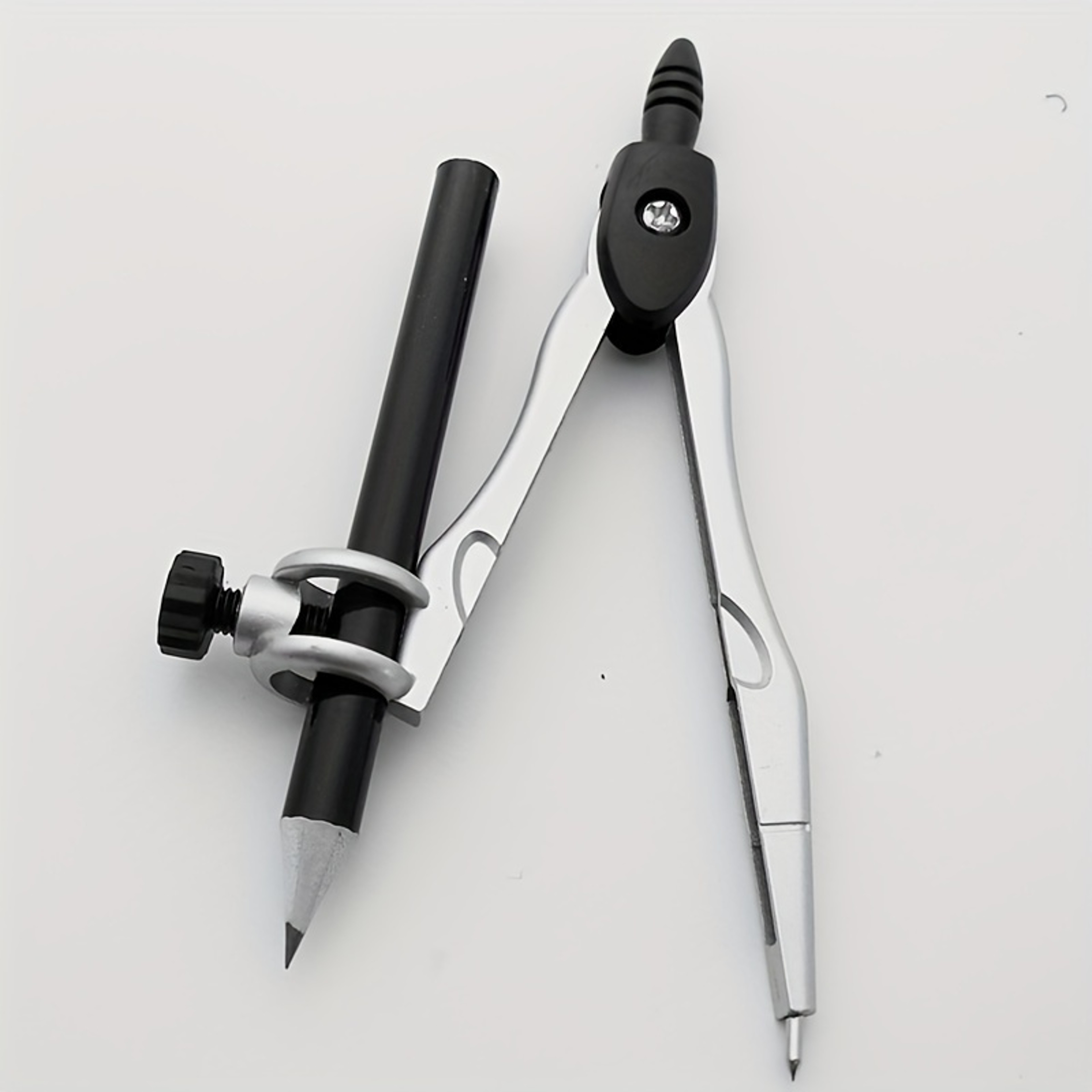 Professional Metal Geometry Compass with Pencil Set Precision Drawing Tool – view 1