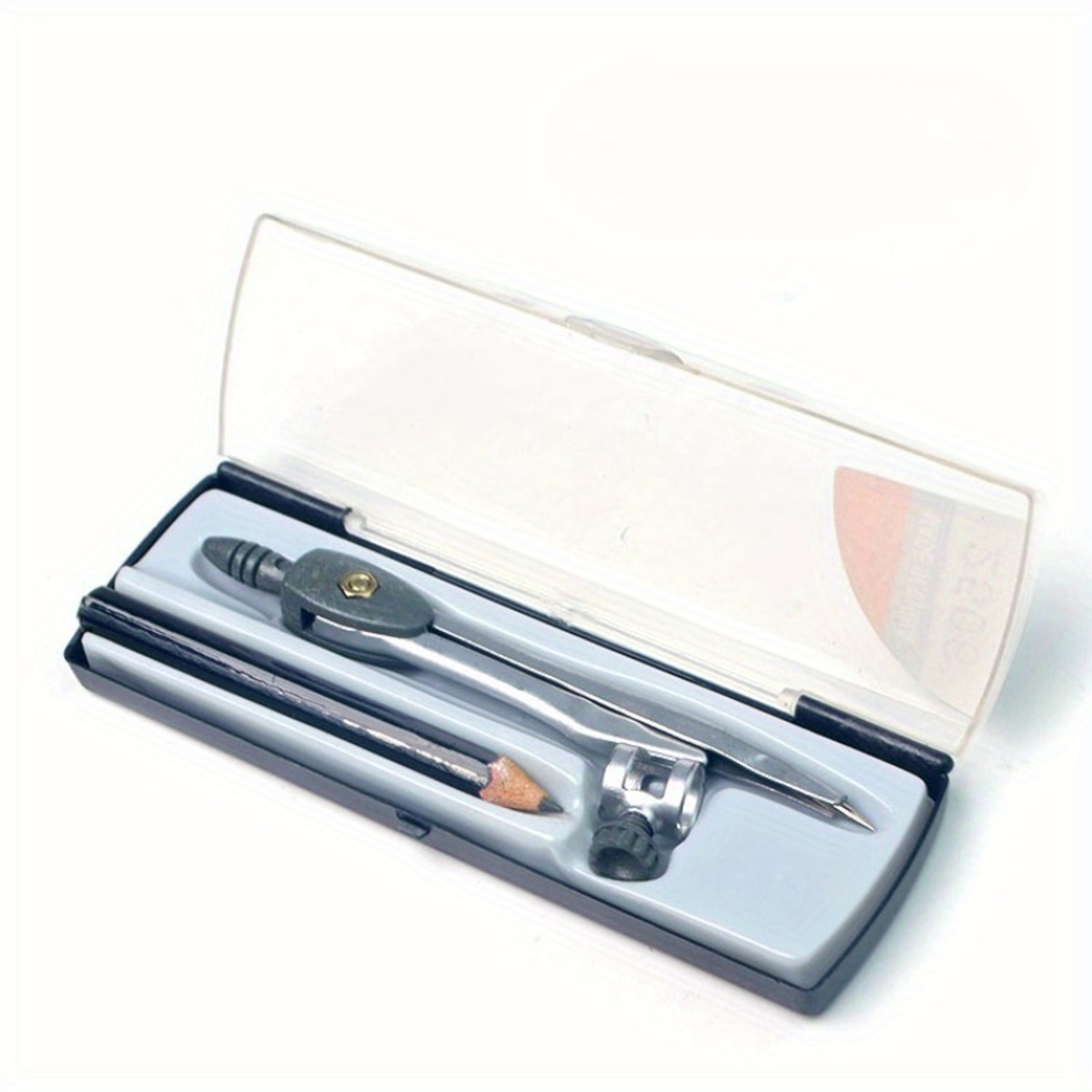 Professional Metal Geometry Compass with Pencil Set Precision Drawing Tool – view 2