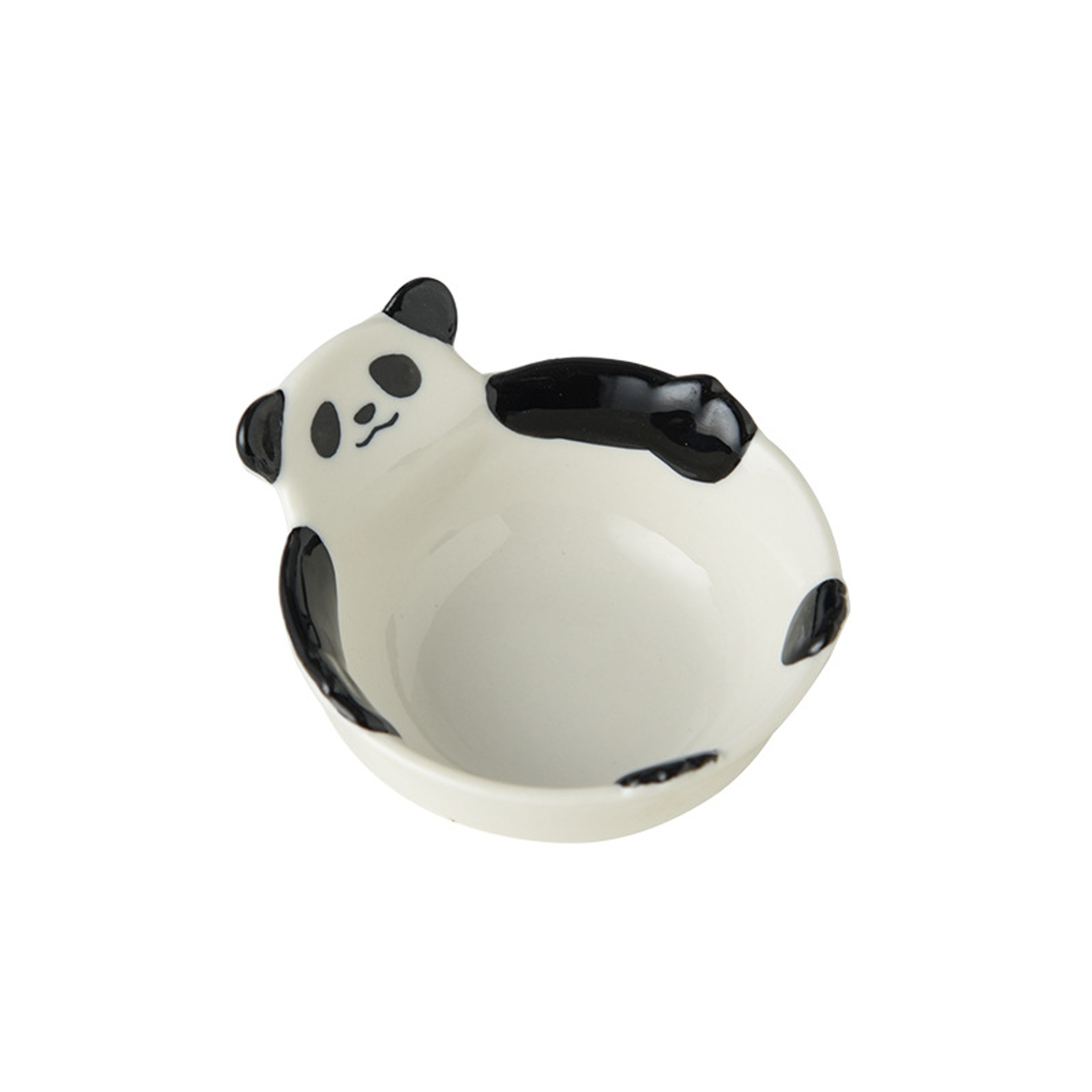 Cute Panda Ceramic Dipping Dish Small Sauce Bowl for Dumplings Vinegar Hot Pot Seasoning – view 5