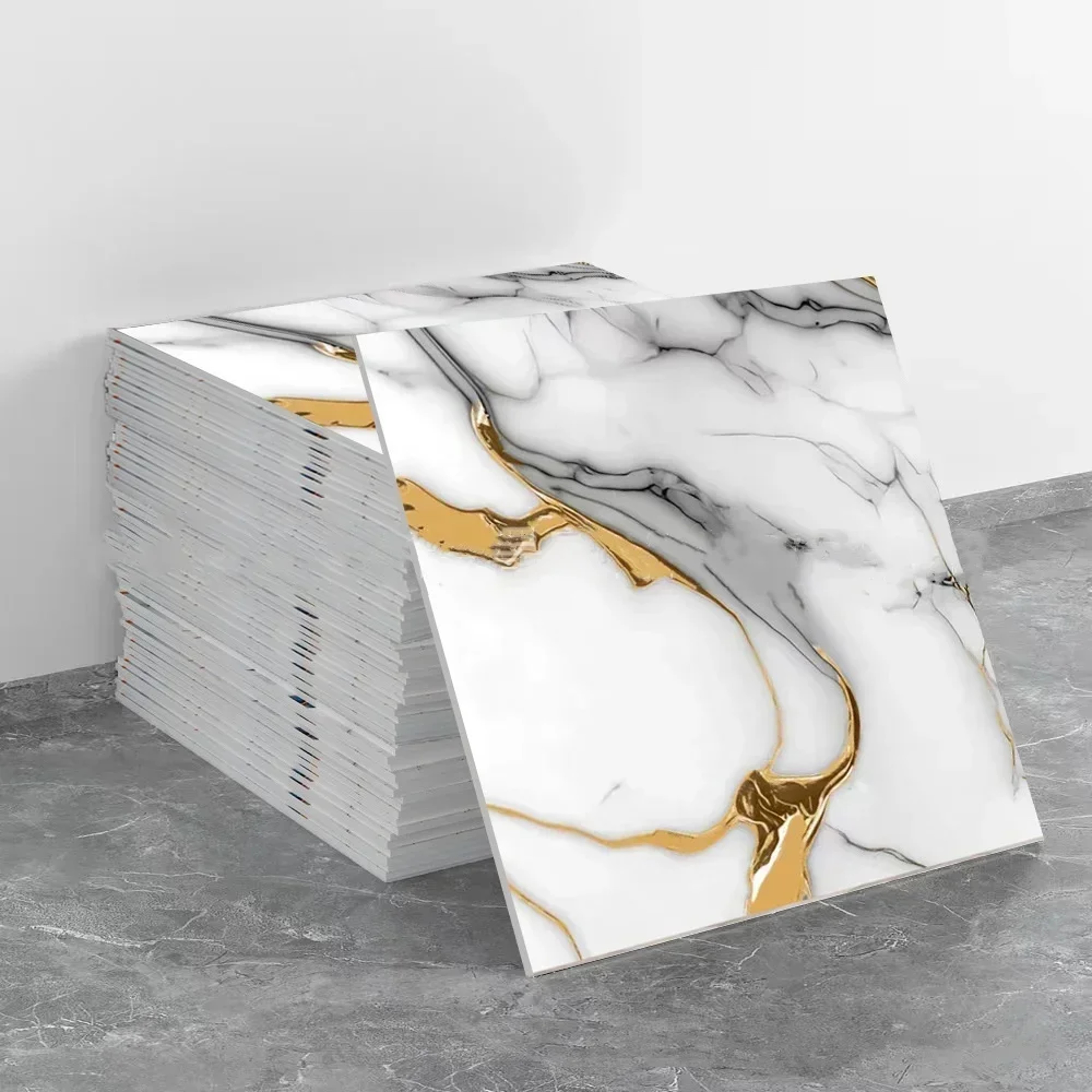Marble Peel And Stick Wallpaper Waterproof Kitchen Wall Covering 8