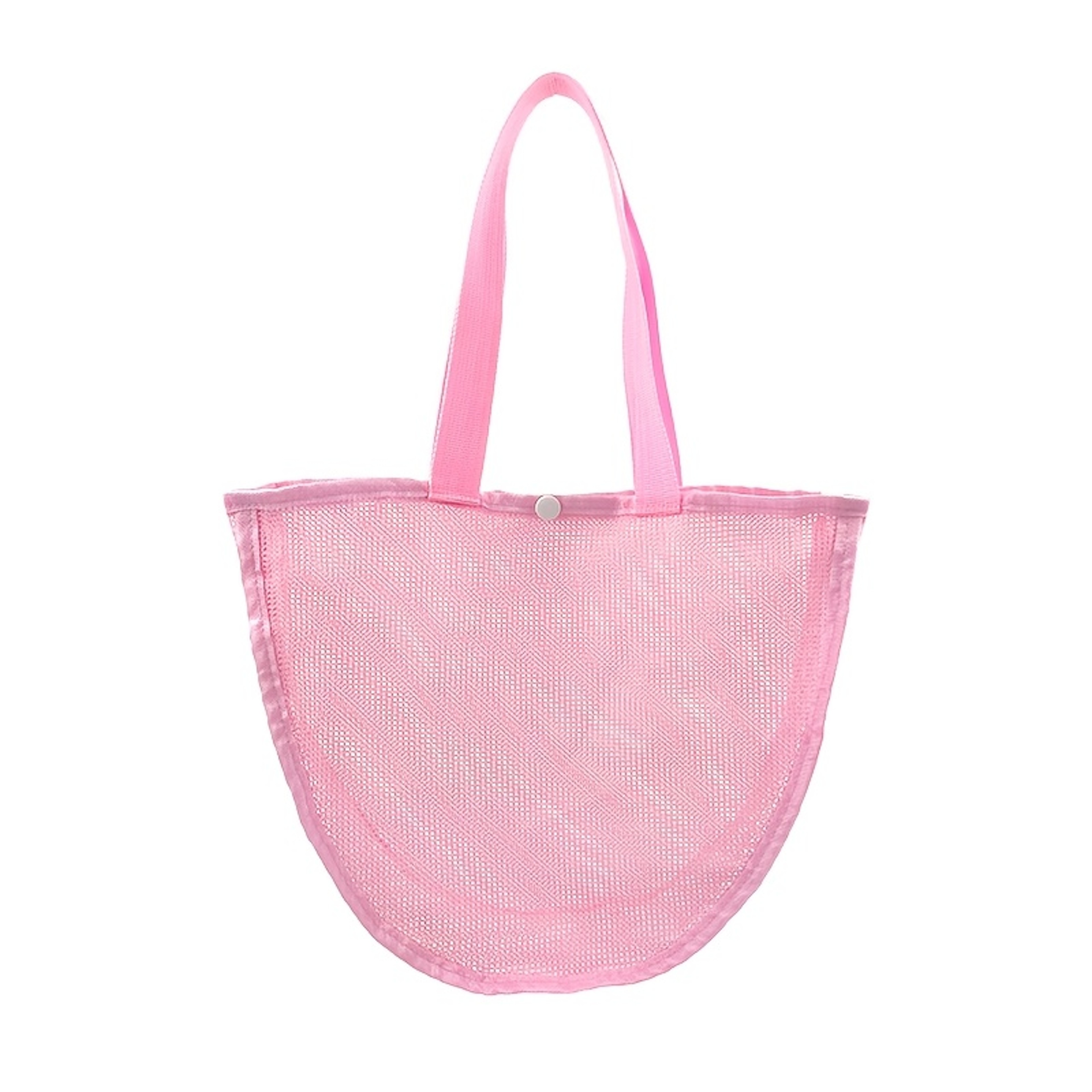 Personalized Shell Mesh Bag Beach Tote For Seashell Collection And Coastal Adventures 4