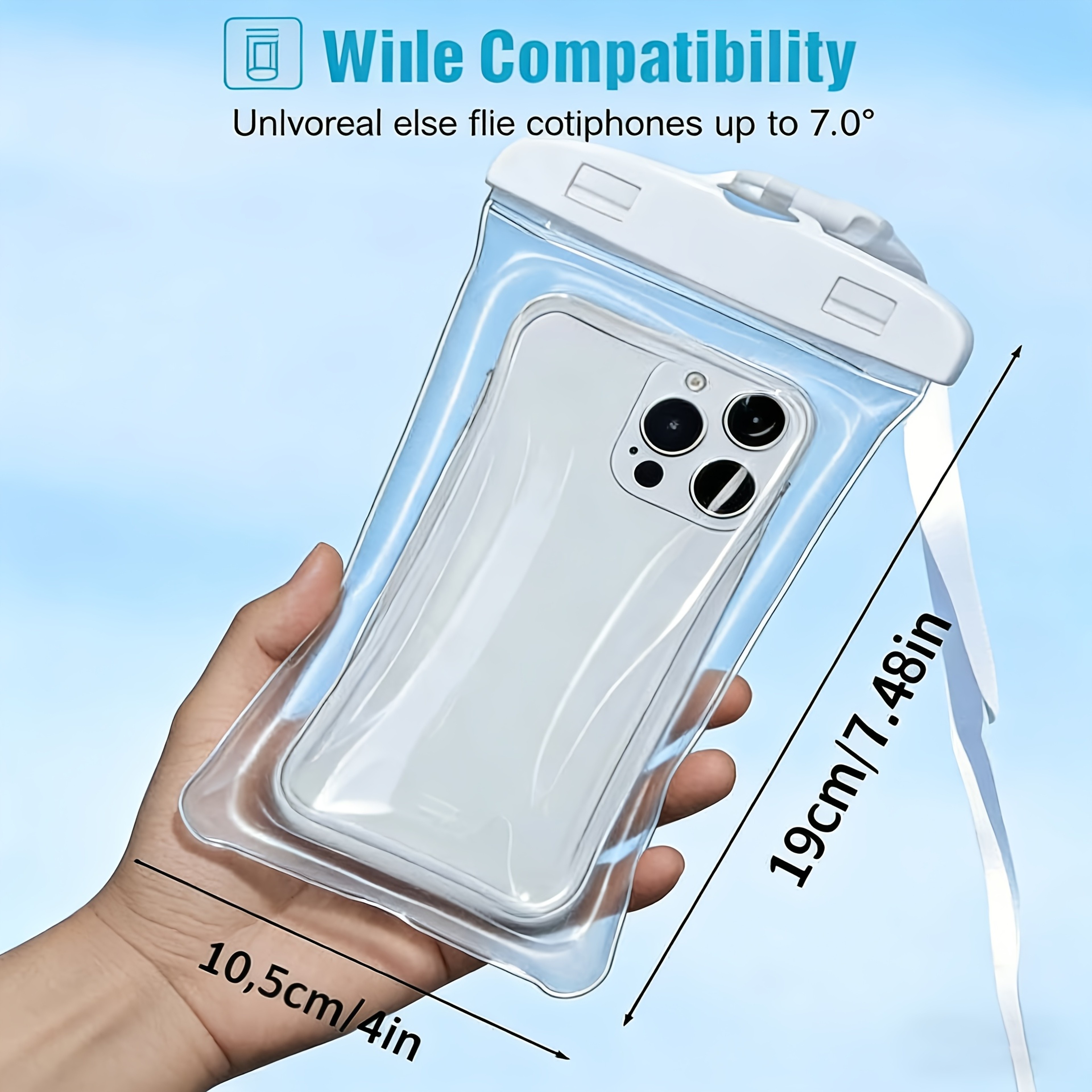 Waterproof Phone Pouch Dry Bag Case For Beach Travel And Outdoor Adventures 5
