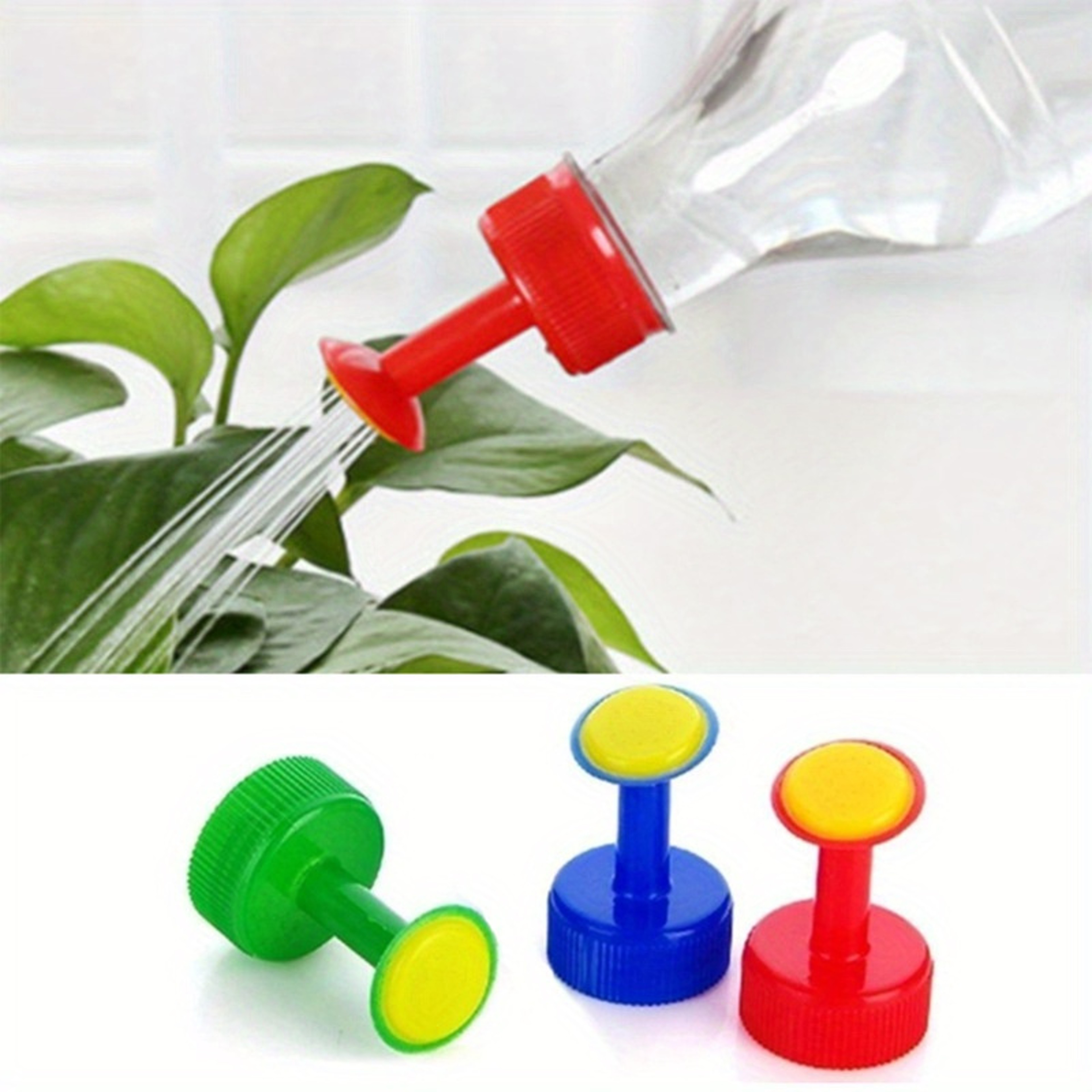 Mini Bottle Cap Sprinkler Nozzles Pack Easy Connect Plant Watering Irrigation Heads – view 1