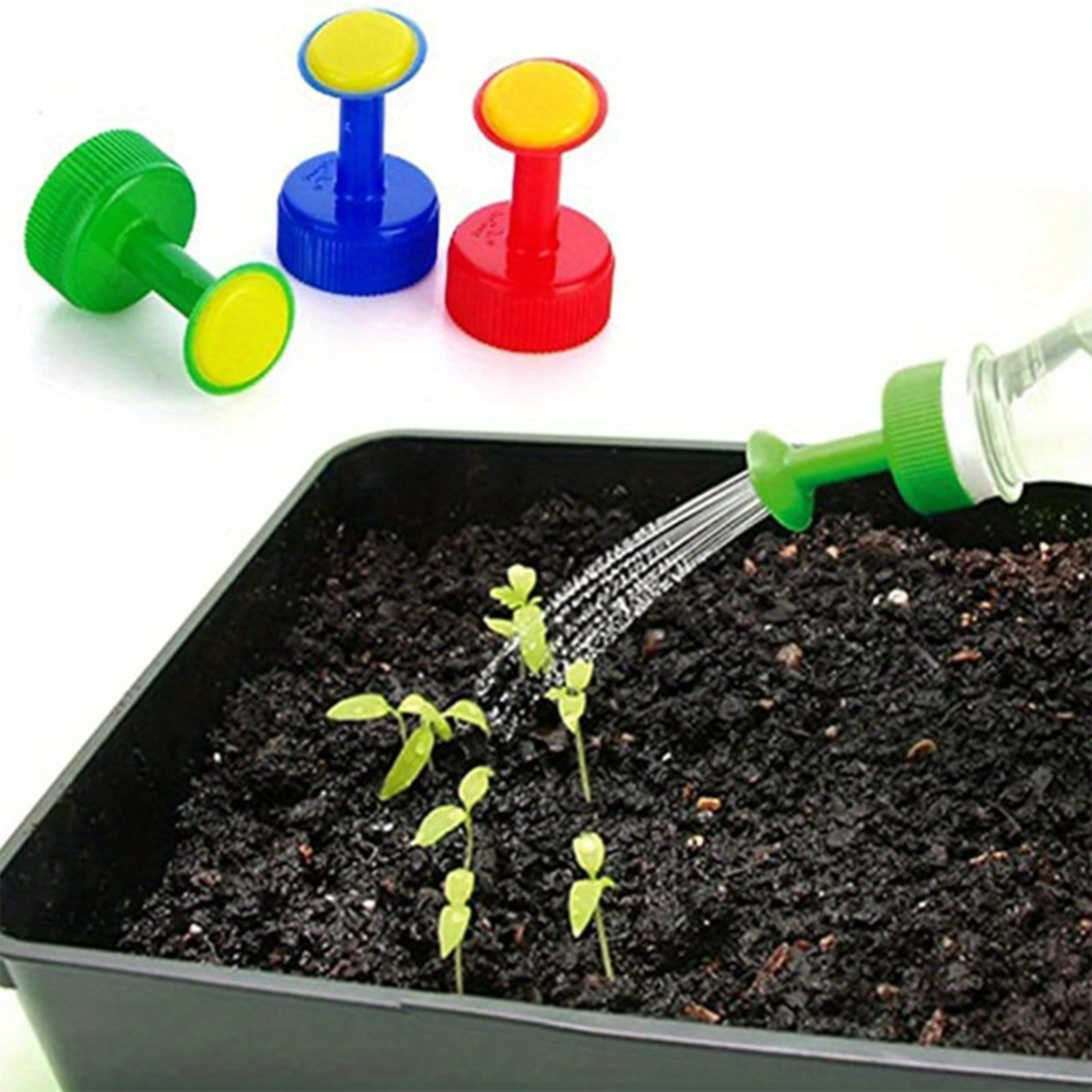 Mini Bottle Cap Sprinkler Nozzles Pack Easy Connect Plant Watering Irrigation Heads – view 6