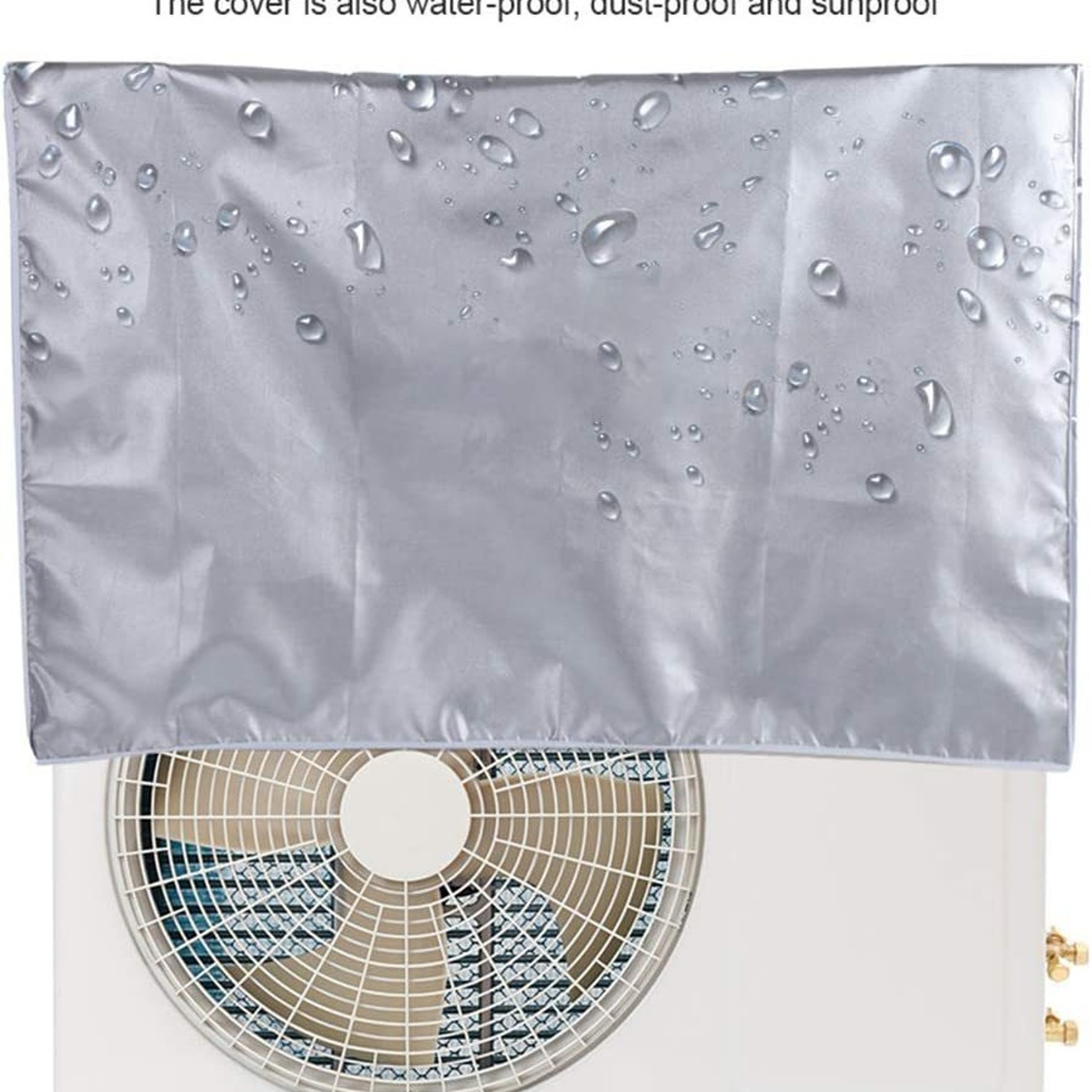 Outdoor AC Unit Cover Windproof Dustproof Protective Sleeve Wall Mount Air Conditioner Cover – view 5