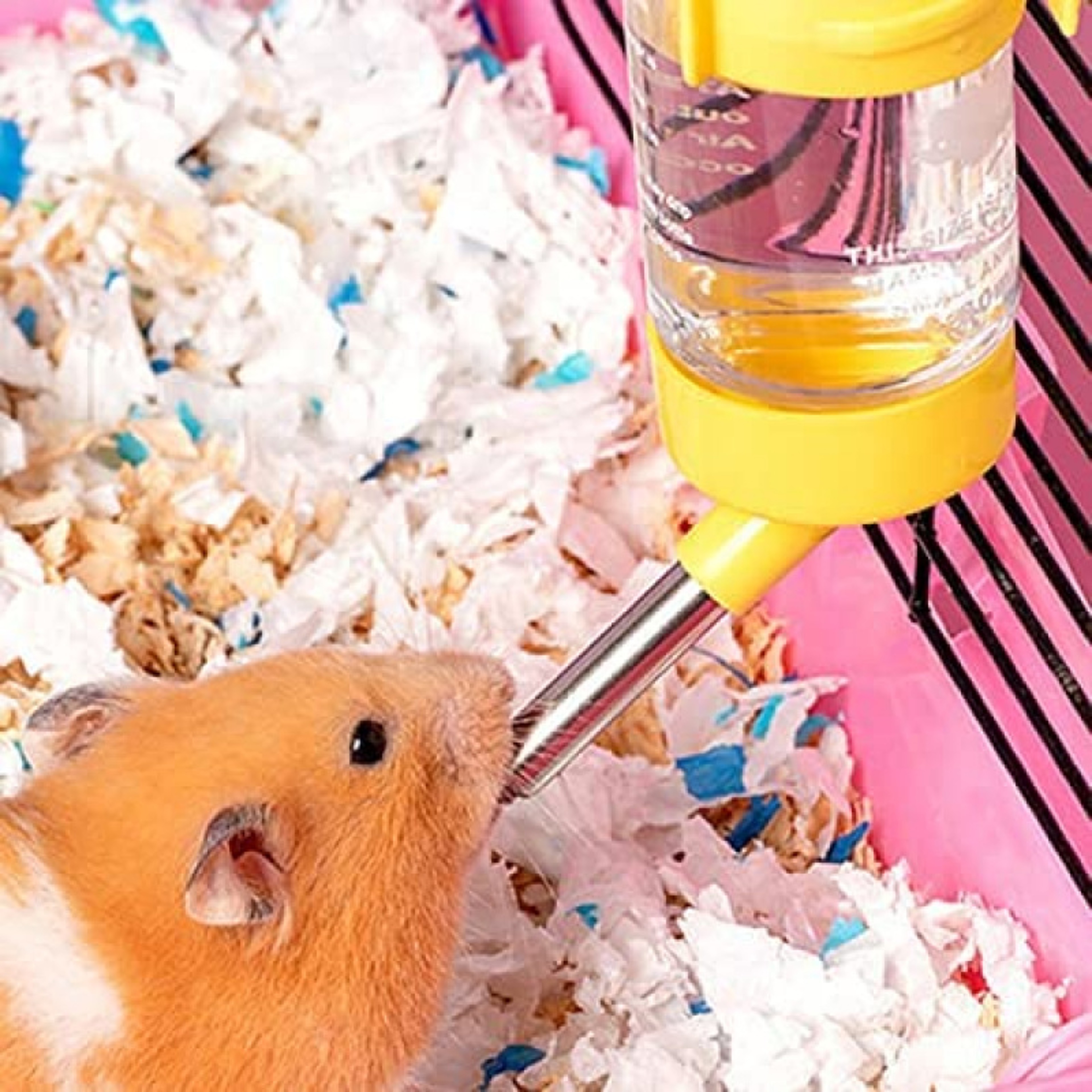 Hamster Water Bottle Dispenser Hanging Pet Drinking Feeder for Small Animals – view 5