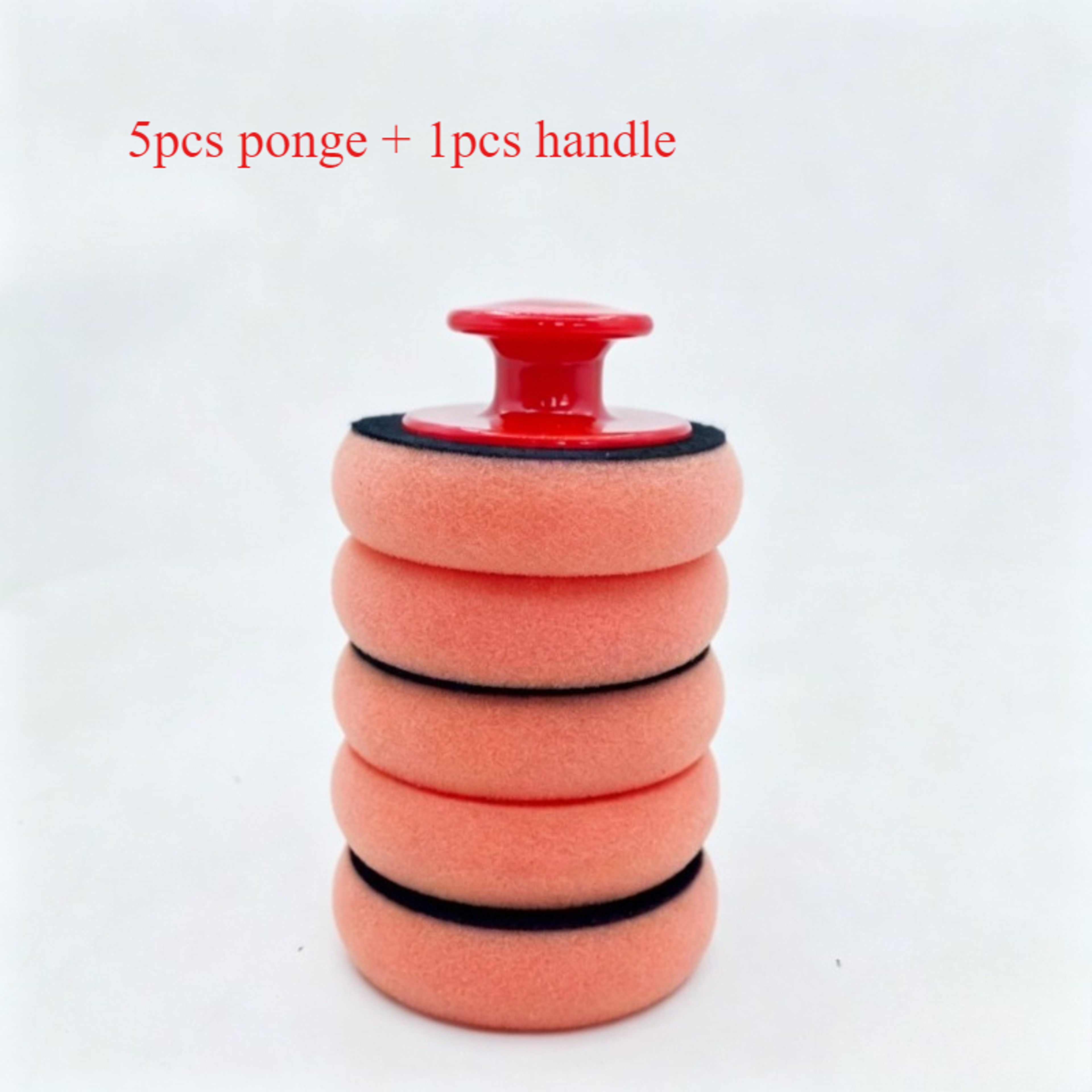 Soft Round Car Wax Applicator Sponge For Smooth Auto Polishing And Coating Care 6