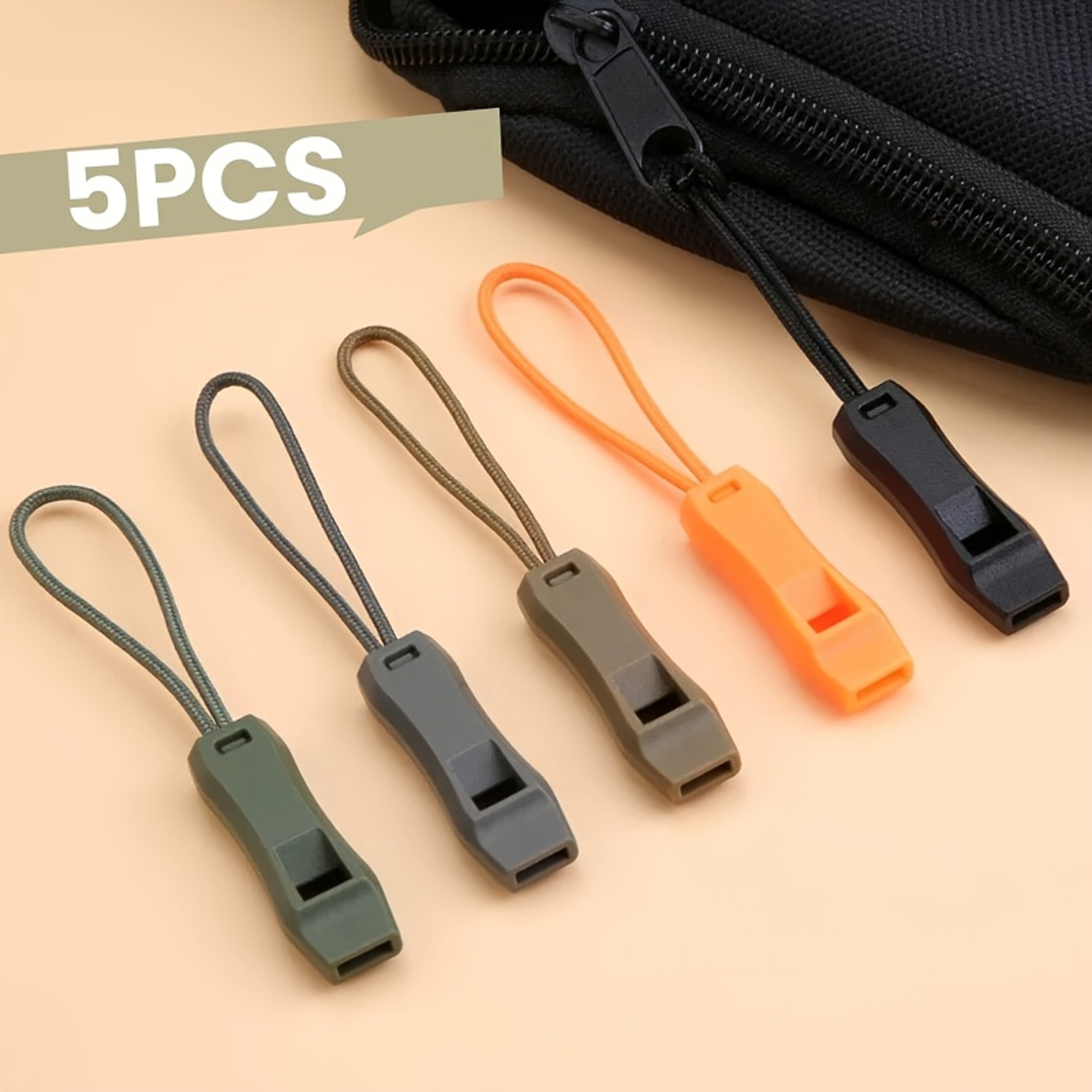 Outdoor Survival Whistle Camping Hiking Rescue Emergency Safety Whistles with Clip – view 7