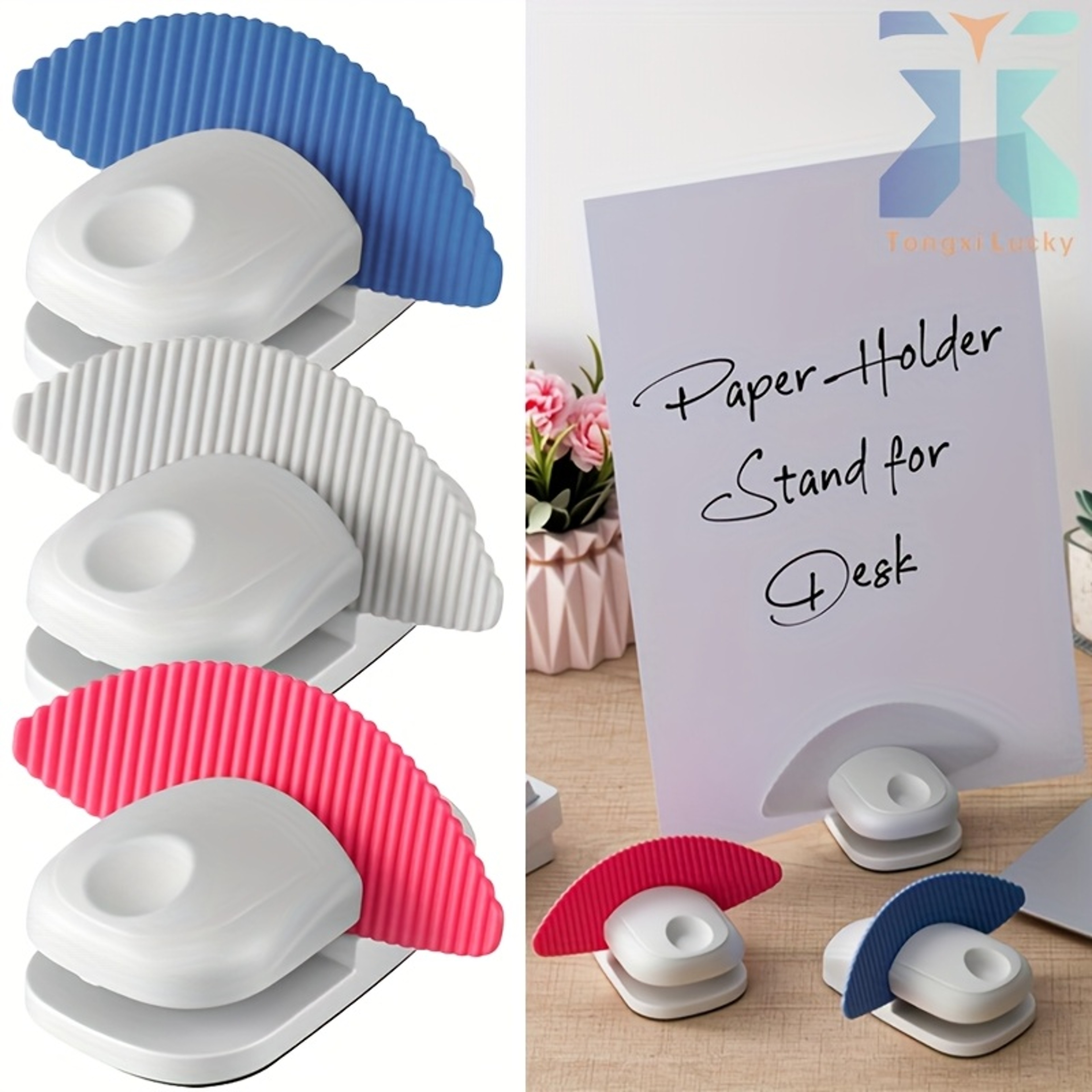 Portable Document Holder Non Slip Desk Organizer For Office Reading Typing 0