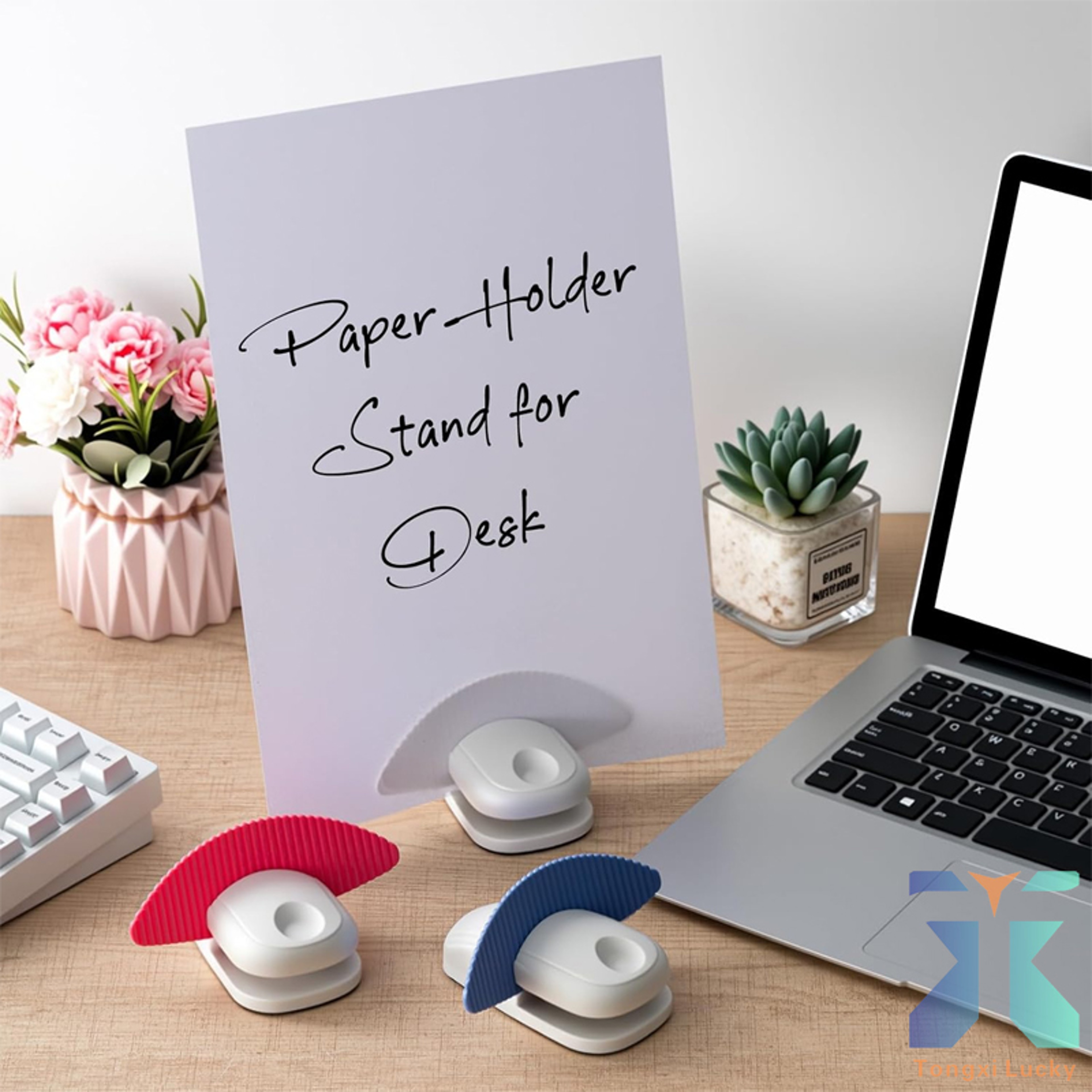 Portable Document Holder Non Slip Desk Organizer For Office Reading Typing 1