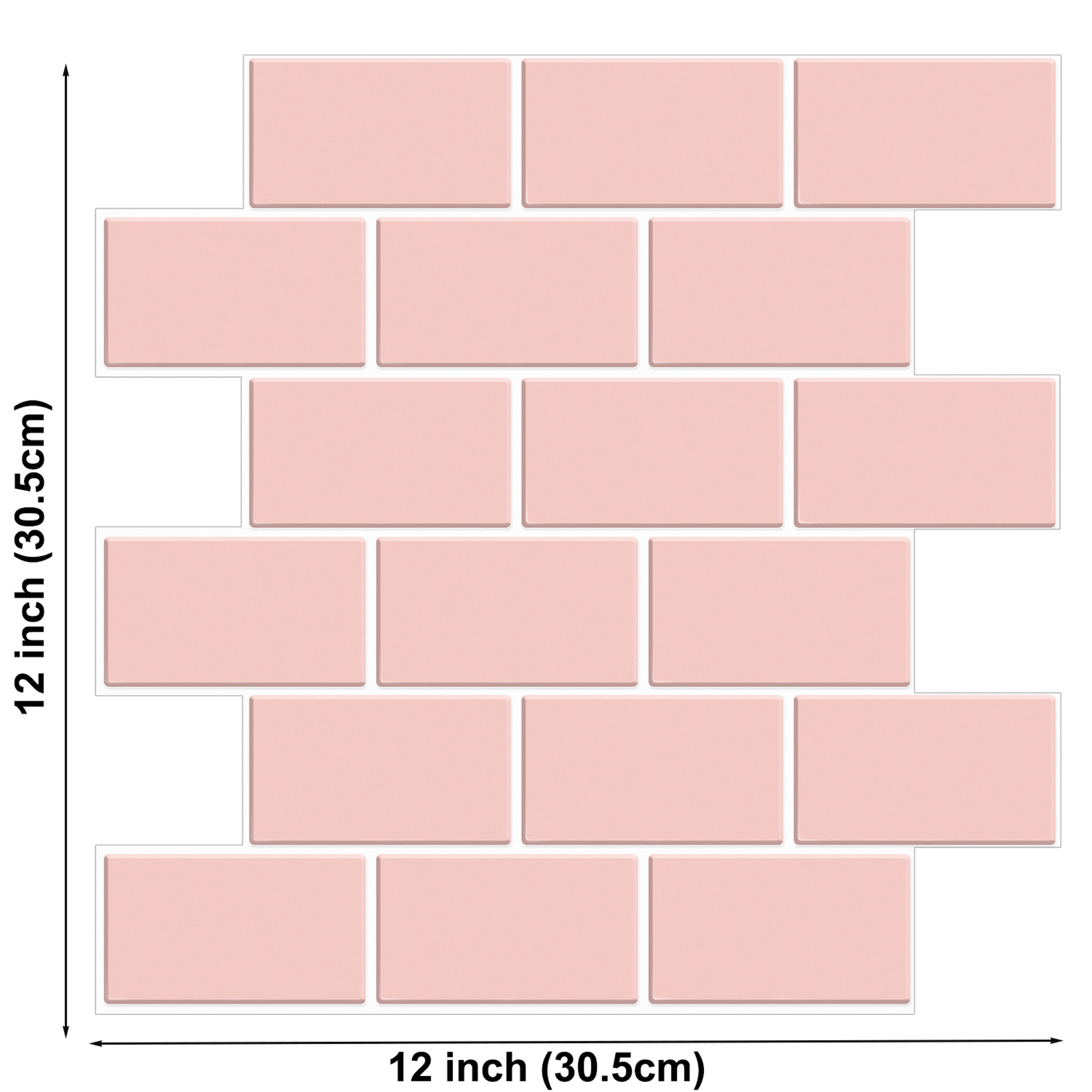 Brick Peel And Stick Wallpaper Subway Tile Wall Decals For Kitchen Bathroom Decor 6