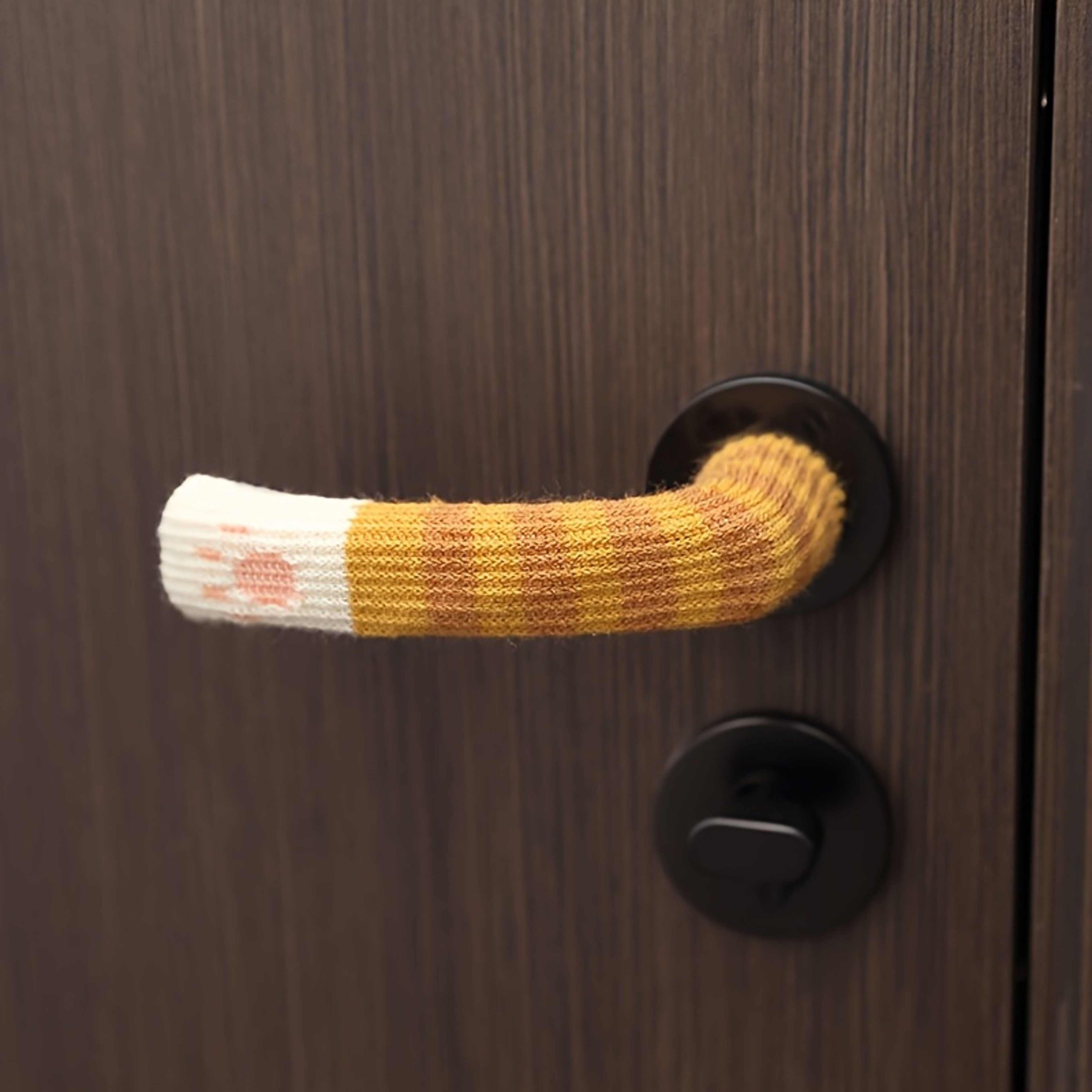 Cat Claw Door Handle Cover Anti Collision Protector Soft Knit Handle Guard – view 2