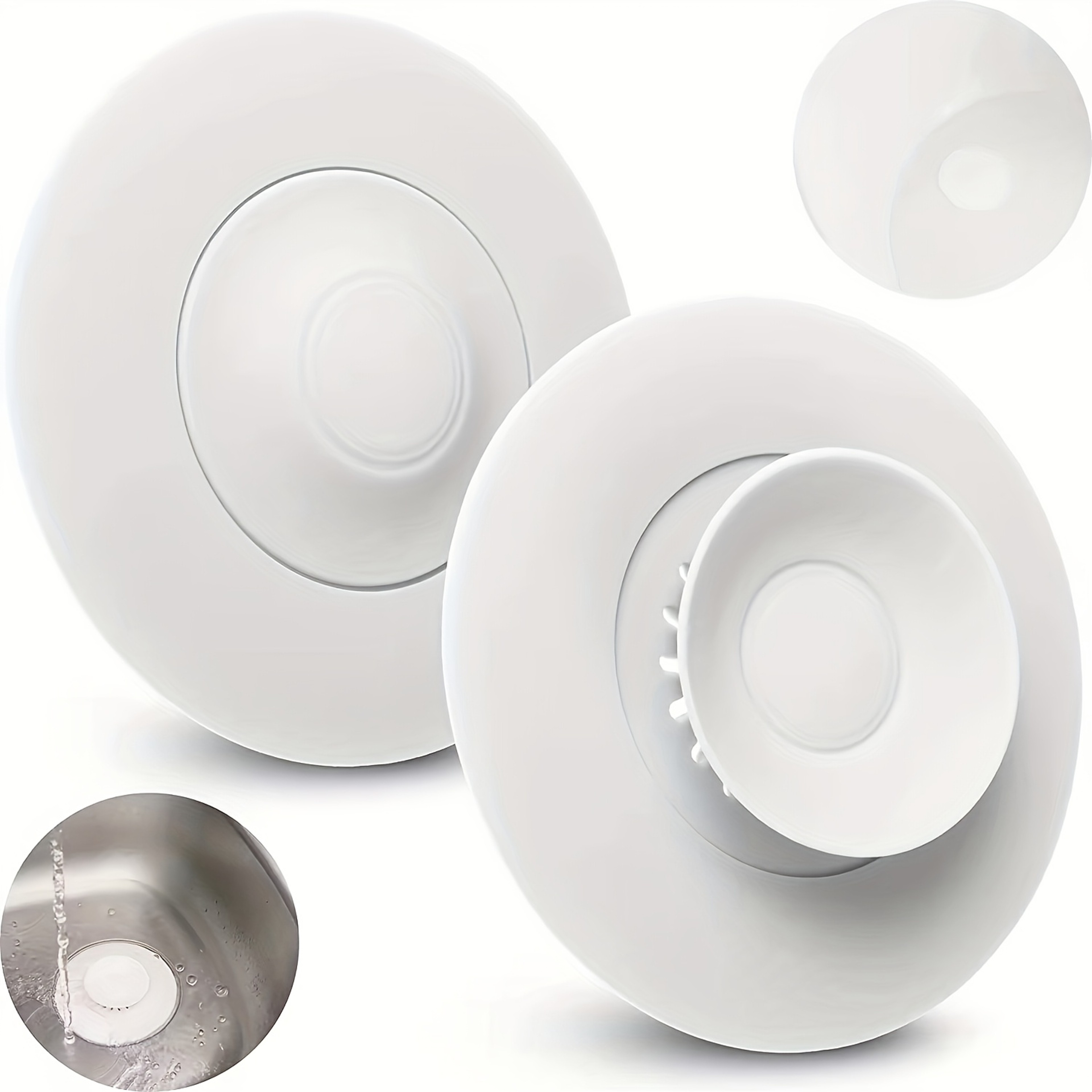 Silicone Push Drain Stopper Anti Odor Sink Filter for Bathroom Kitchen – view 2