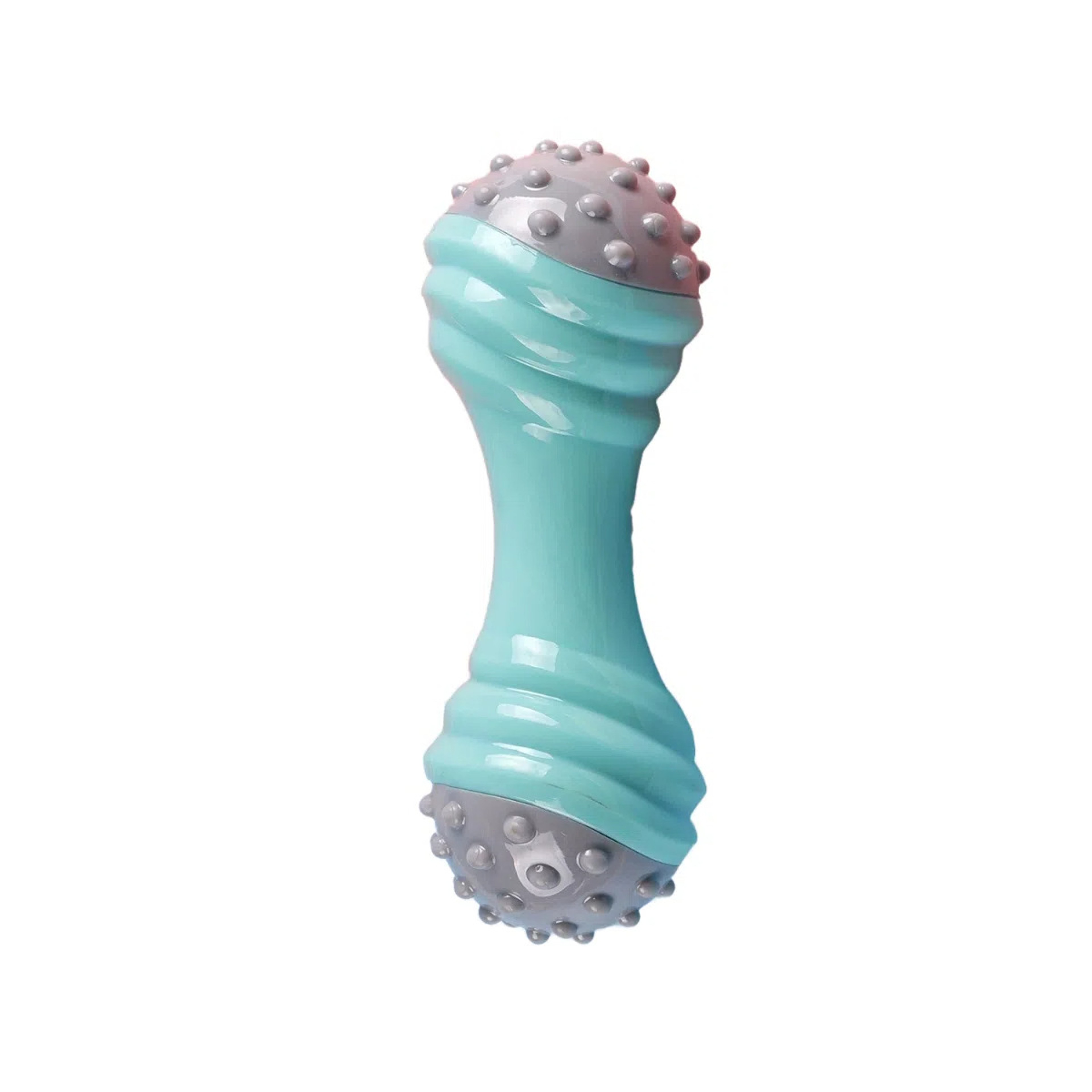 Interactive Squeaky Dumbbell Dog Toy Bite Resistant Chew Bone For Small Dogs 3