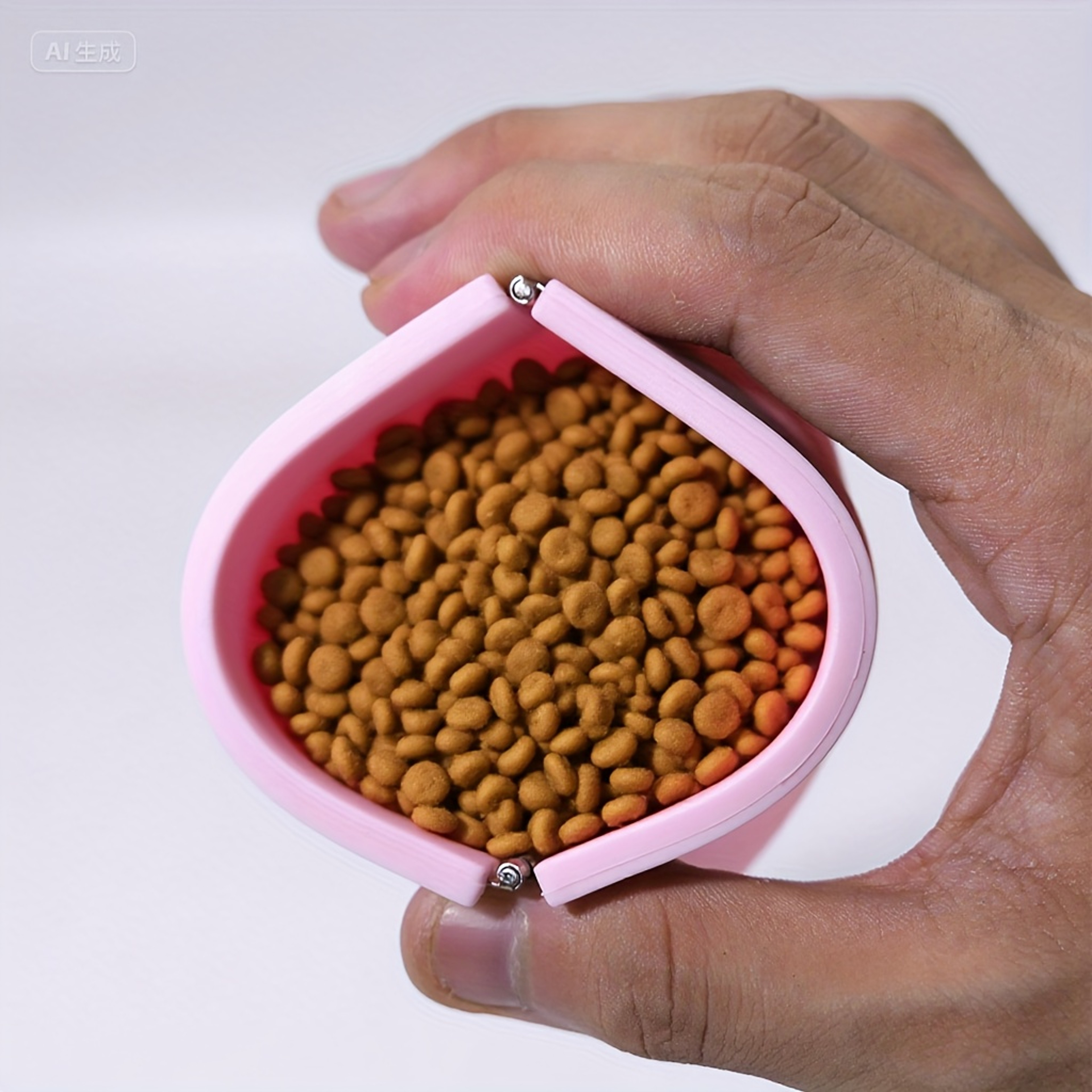 Silicone Dog Treat Pouch Portable Pet Training Bag Waterproof Snack Holder – view 3