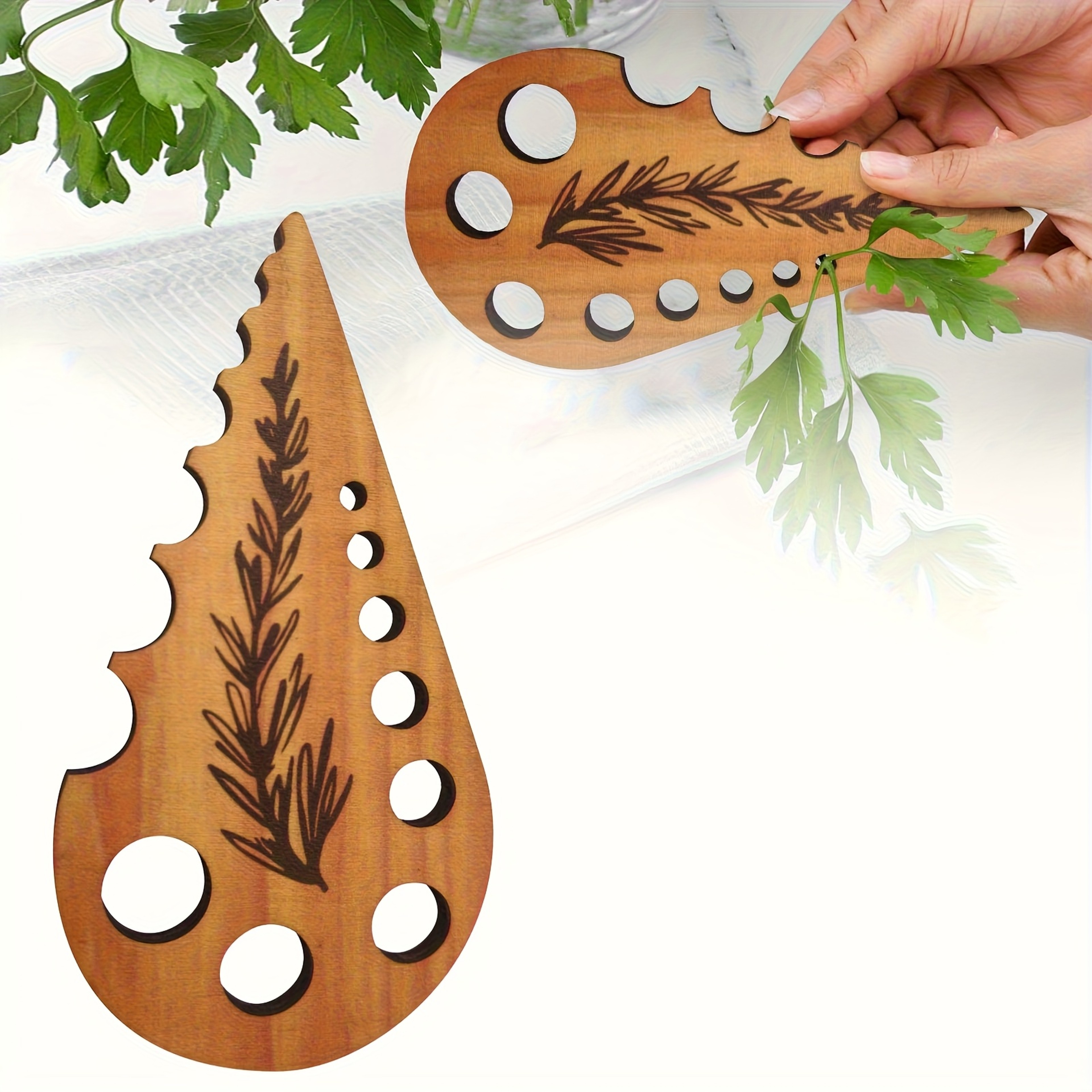 Heavy Duty Herb Peeler And Herb Stem Remover Kitchen Tool 2