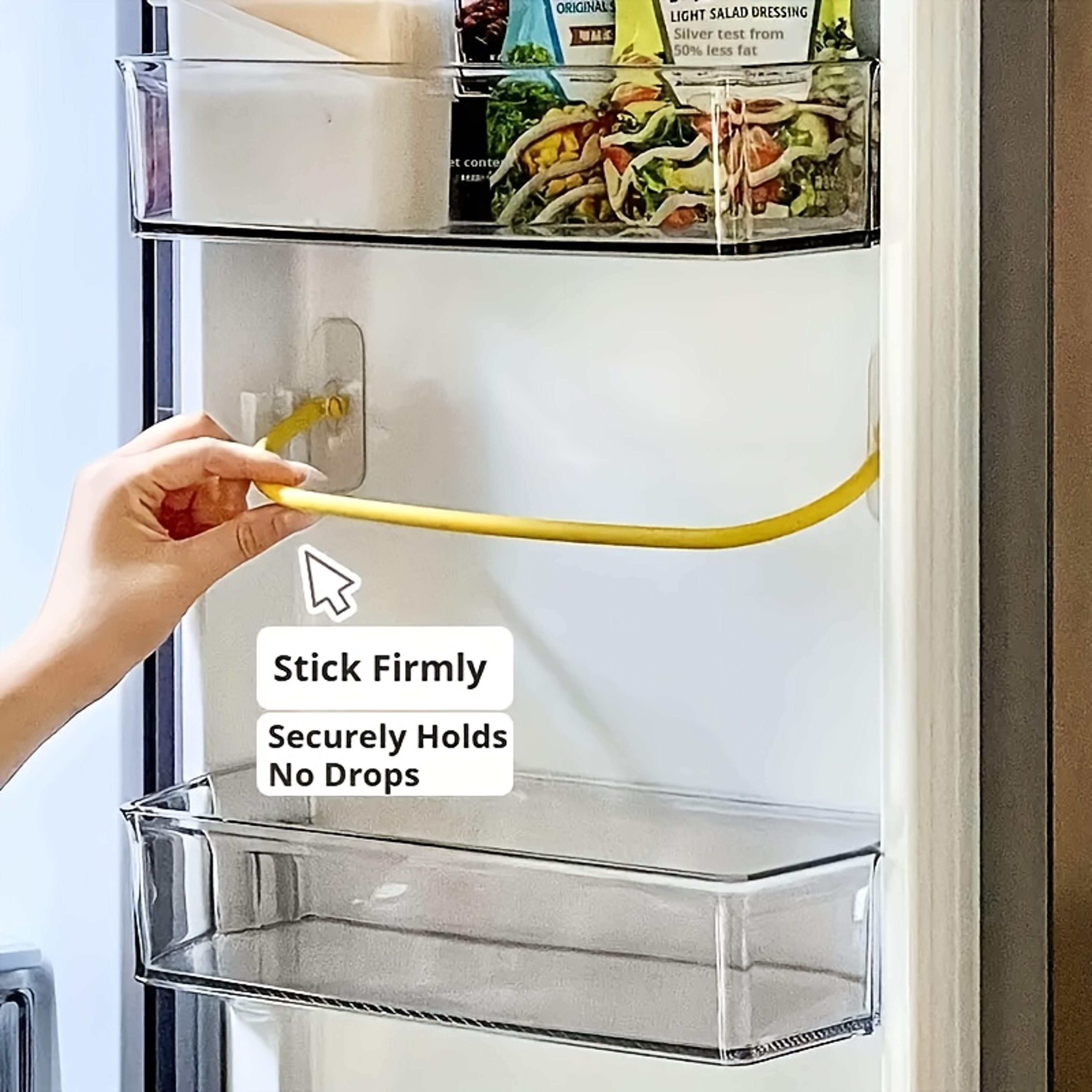 RV Refrigerator Stabilizing Rods Heavy Duty Door Support Fridge Organizer – view 1