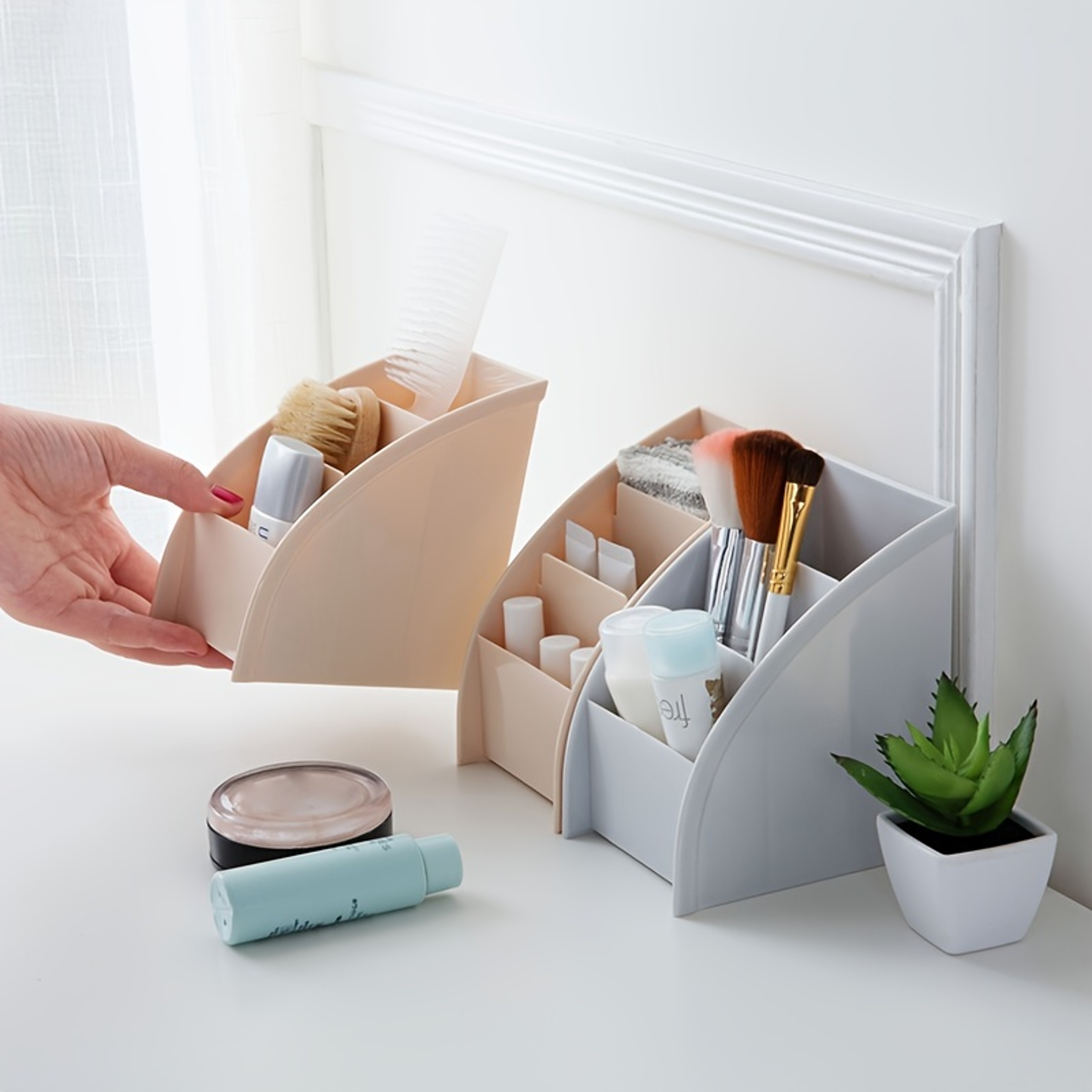 Multi Purpose Desktop Organizer With Phone Holder 2