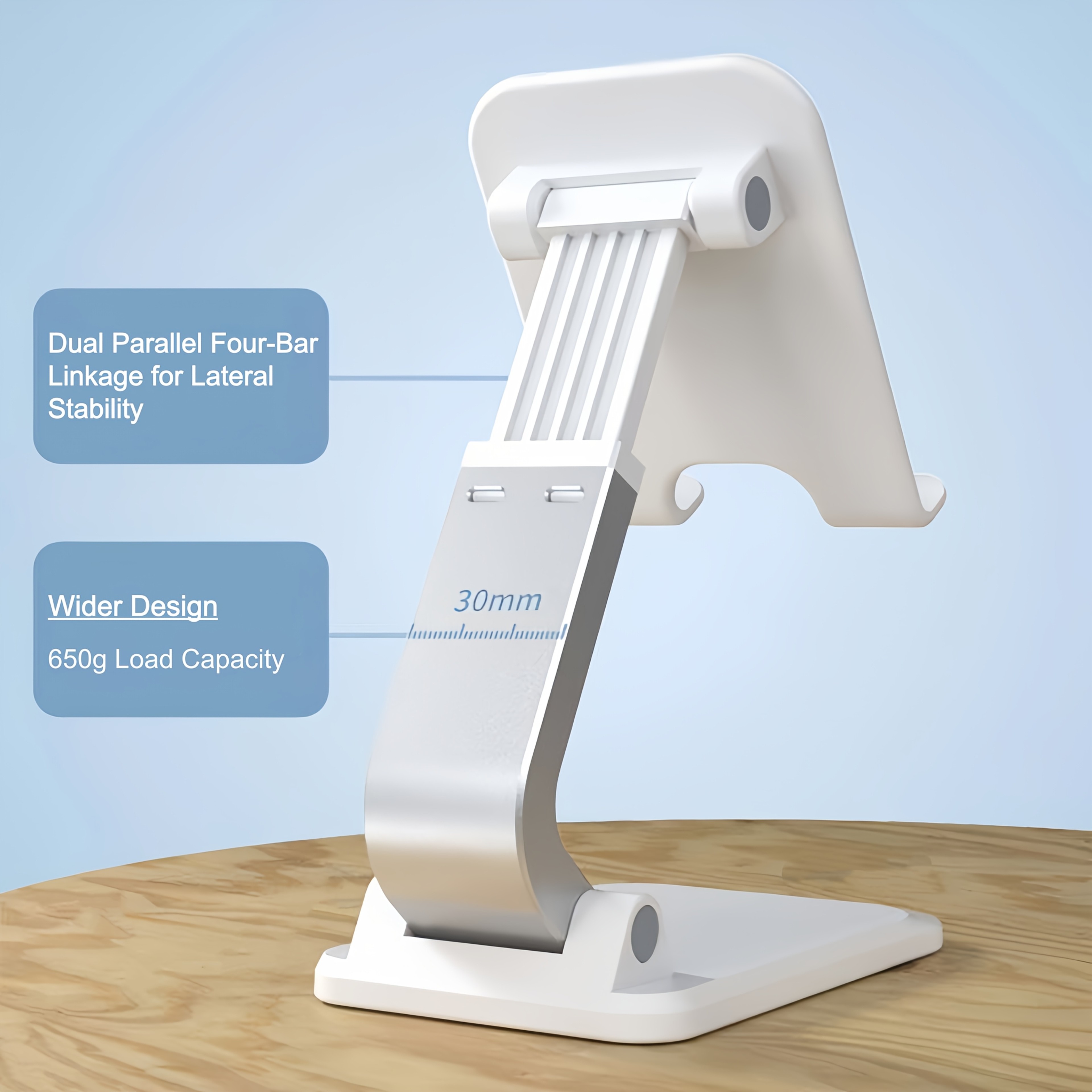 Adjustable Foldable Phone Stand for Desk Portable Universal Smartphone Holder – view 2