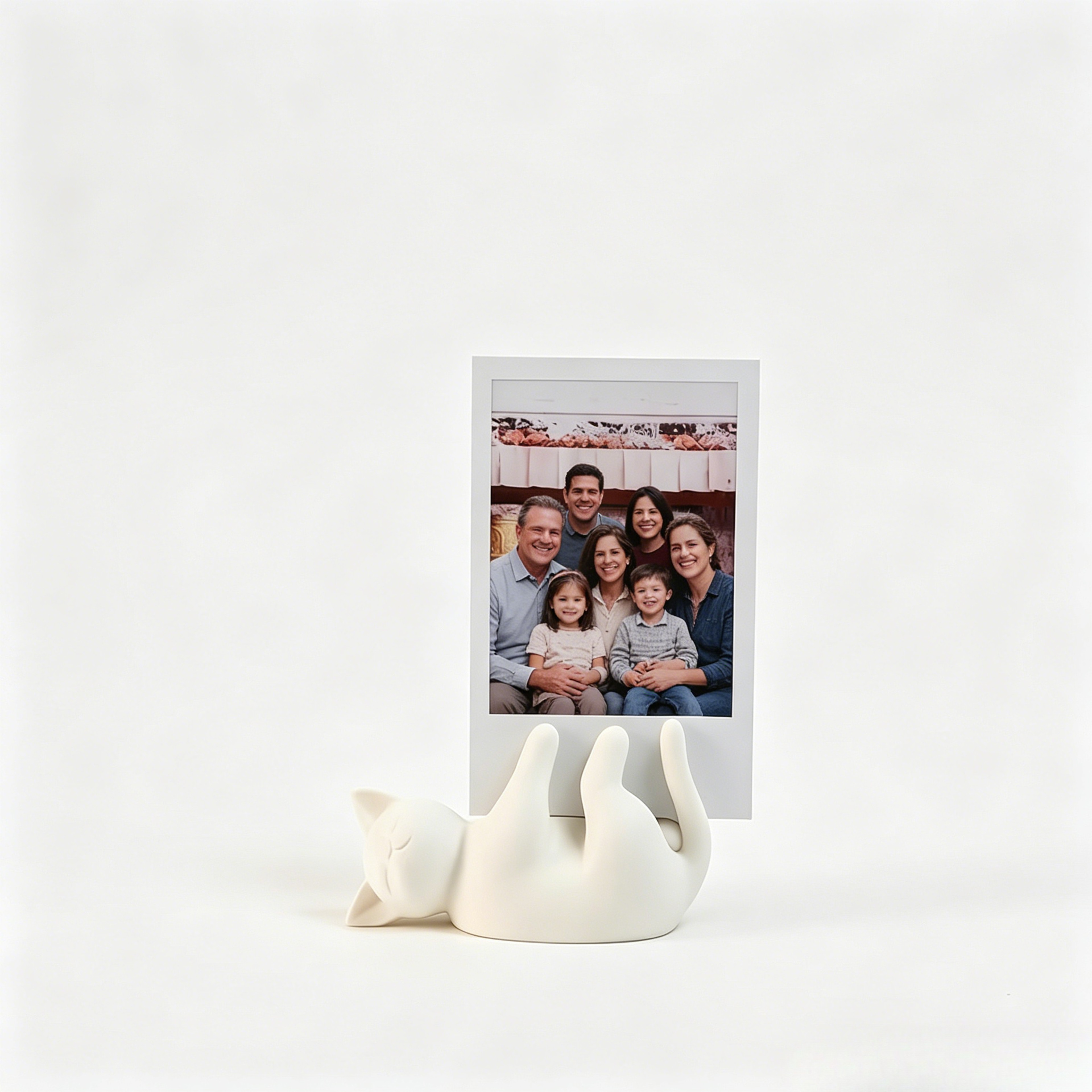 Cute Lazy Cat Polaroid Photo Frame Desktop Display Stand – view 5