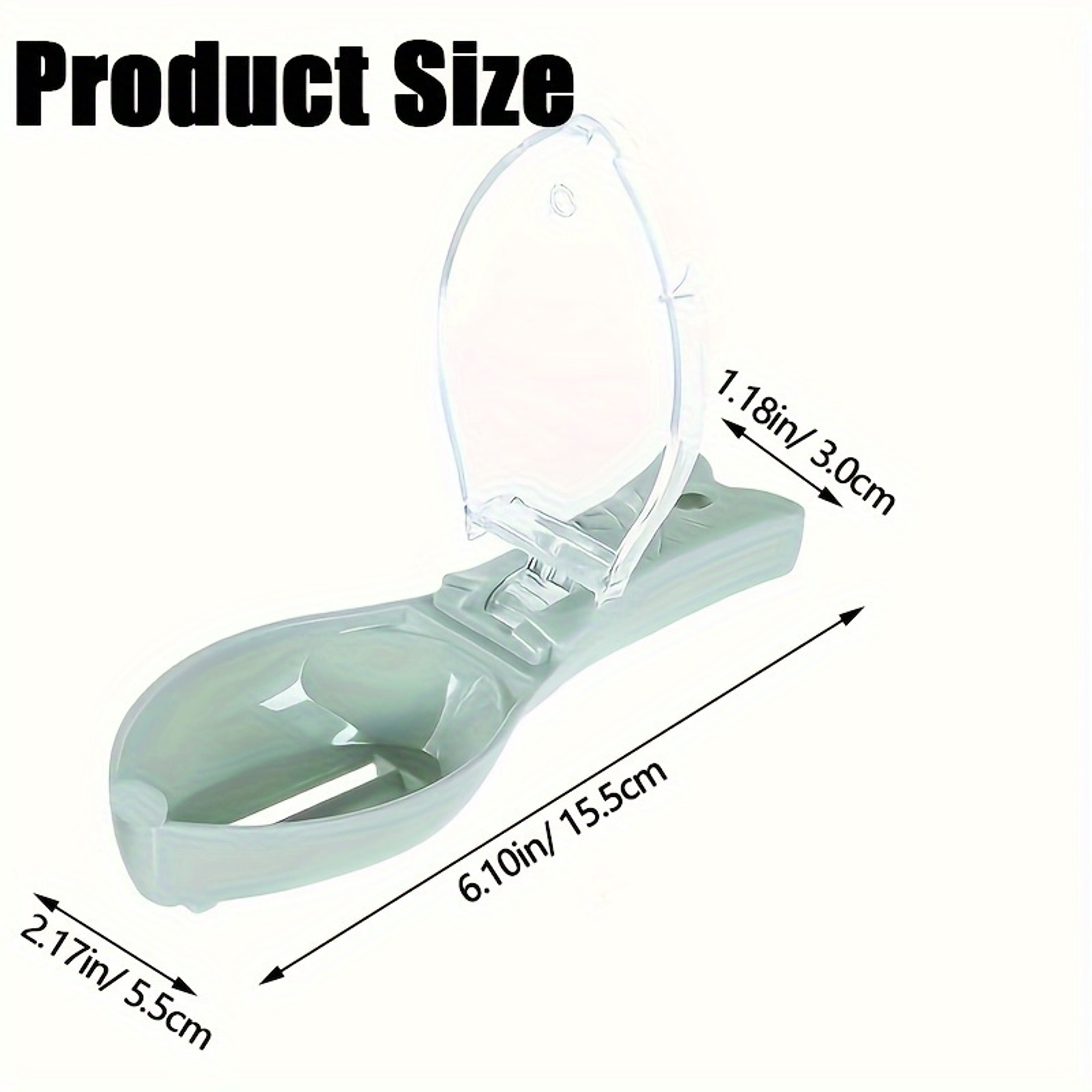 Easy Clean Fish Scale Remover Kitchen Fish Scaler Tool for Fast & Mess Free Seafood Prep – view 2