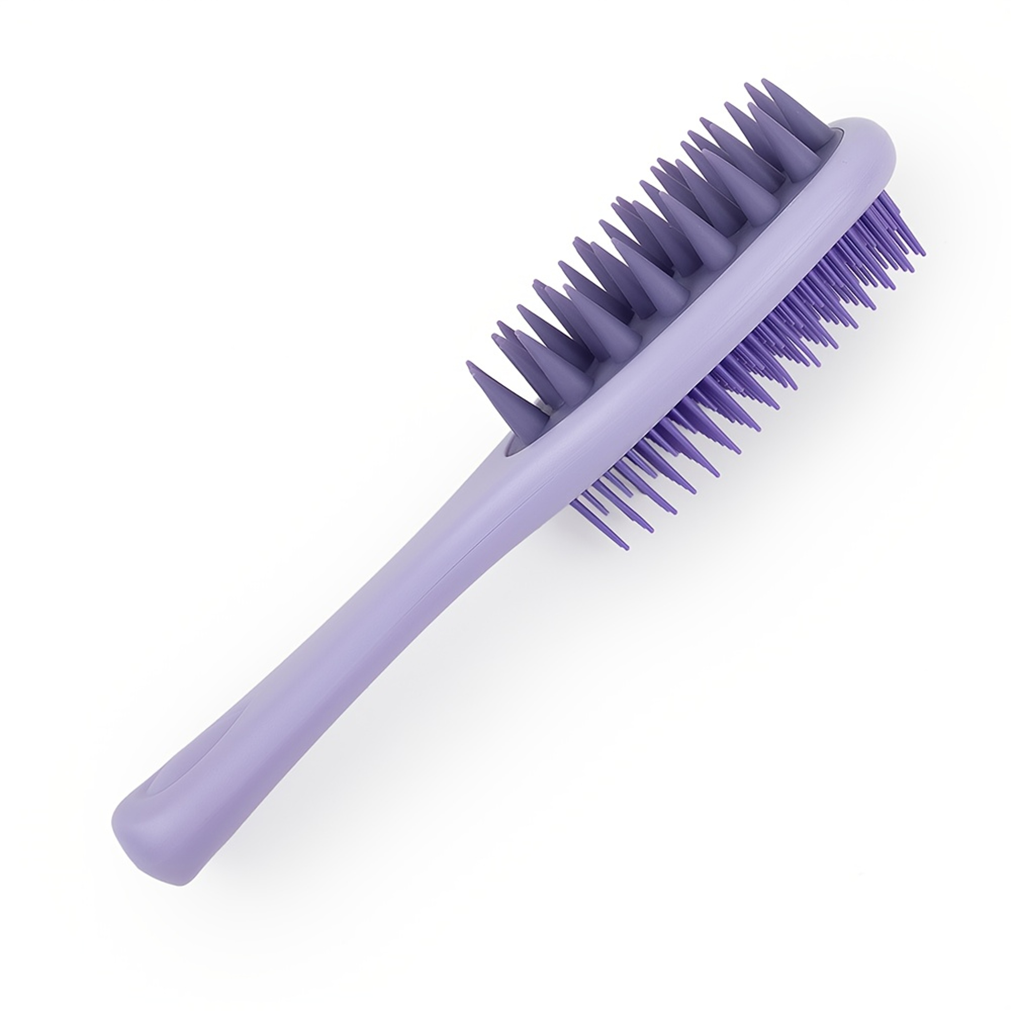 Long Handle Scalp Massager Brush with Dual Silicone Bristles for Wet Dry Hair Care – view 5