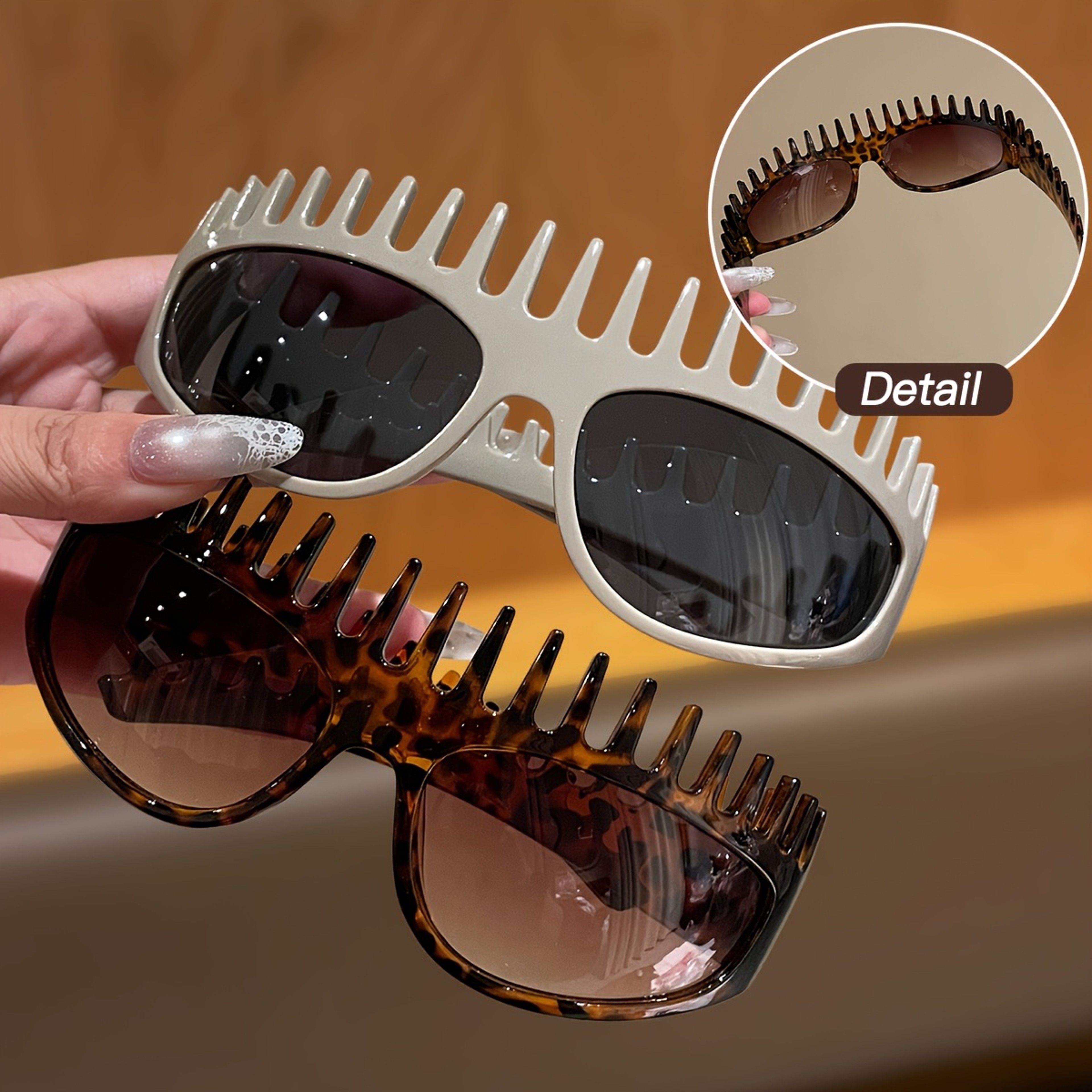 Womens Styling Hair Headband Comb Fashion Glasses Headband for Elegant Hair Shaping – view 4