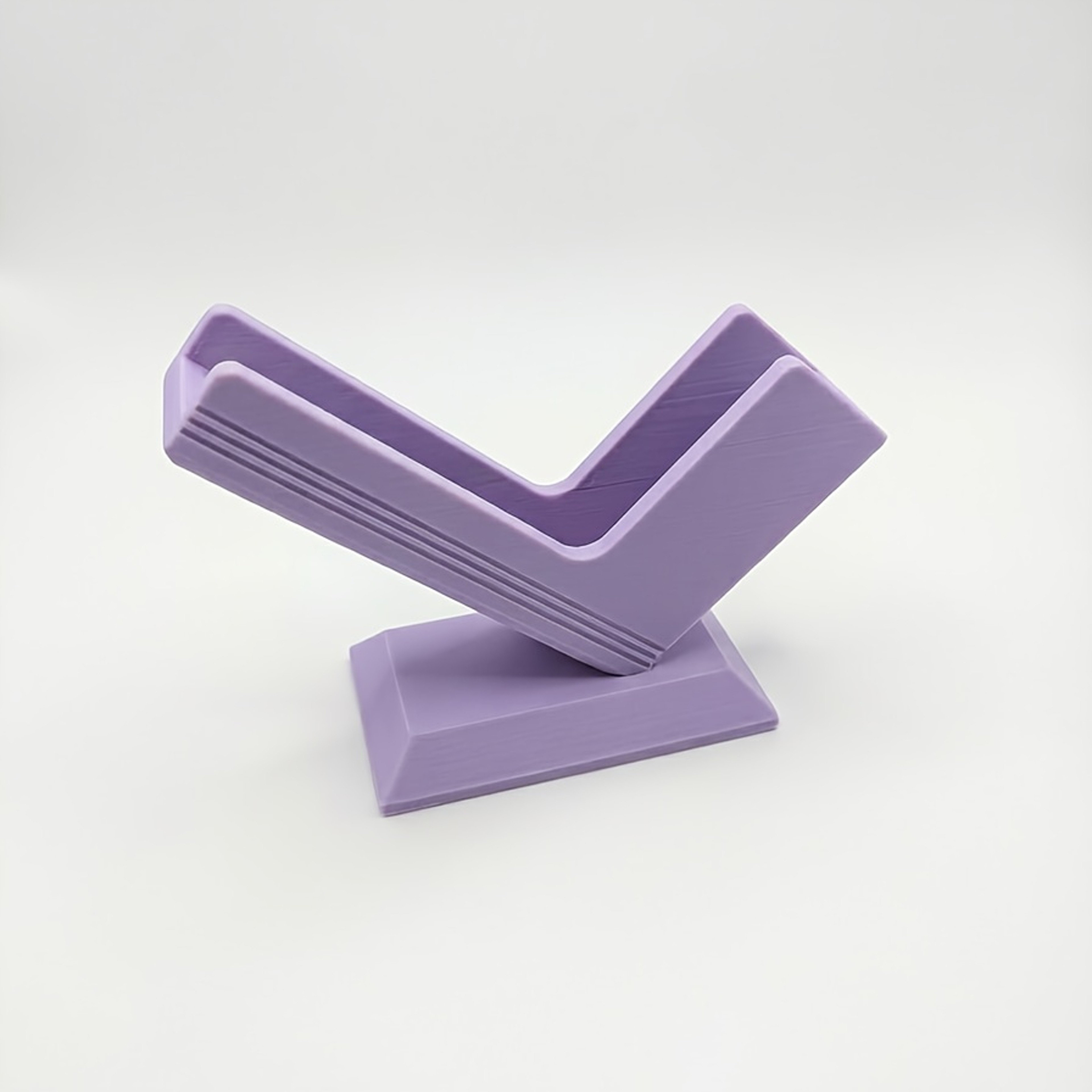 Printed Business Card Holder Modern Desktop Organizer For Office Desk 3