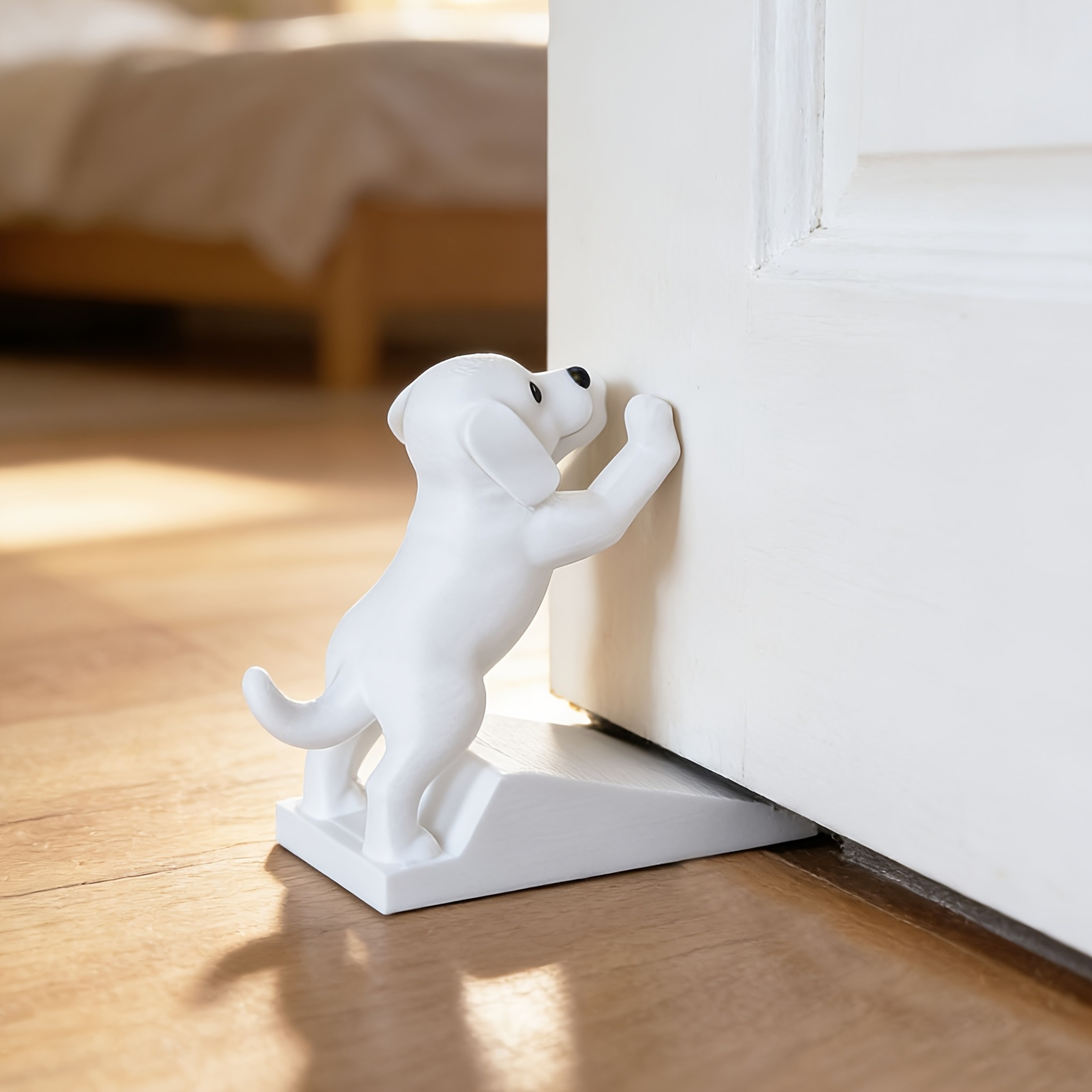 Cute Puppy Door Stop Printed Dog Shaped Decorative Door Wedge – view 3