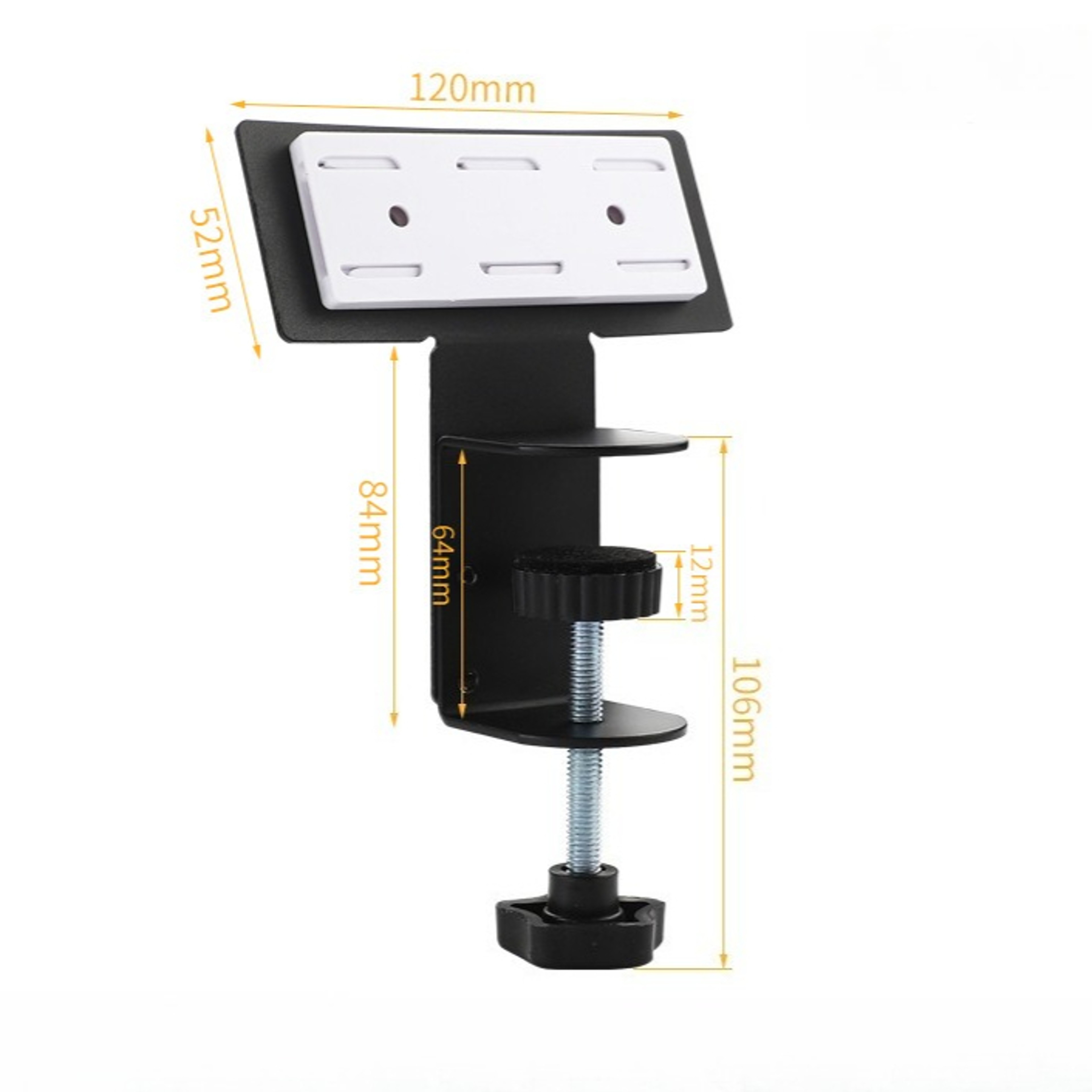 Adjustable Under Desk Power Strip Holder Clamp Mount Cable Organizer – view 6
